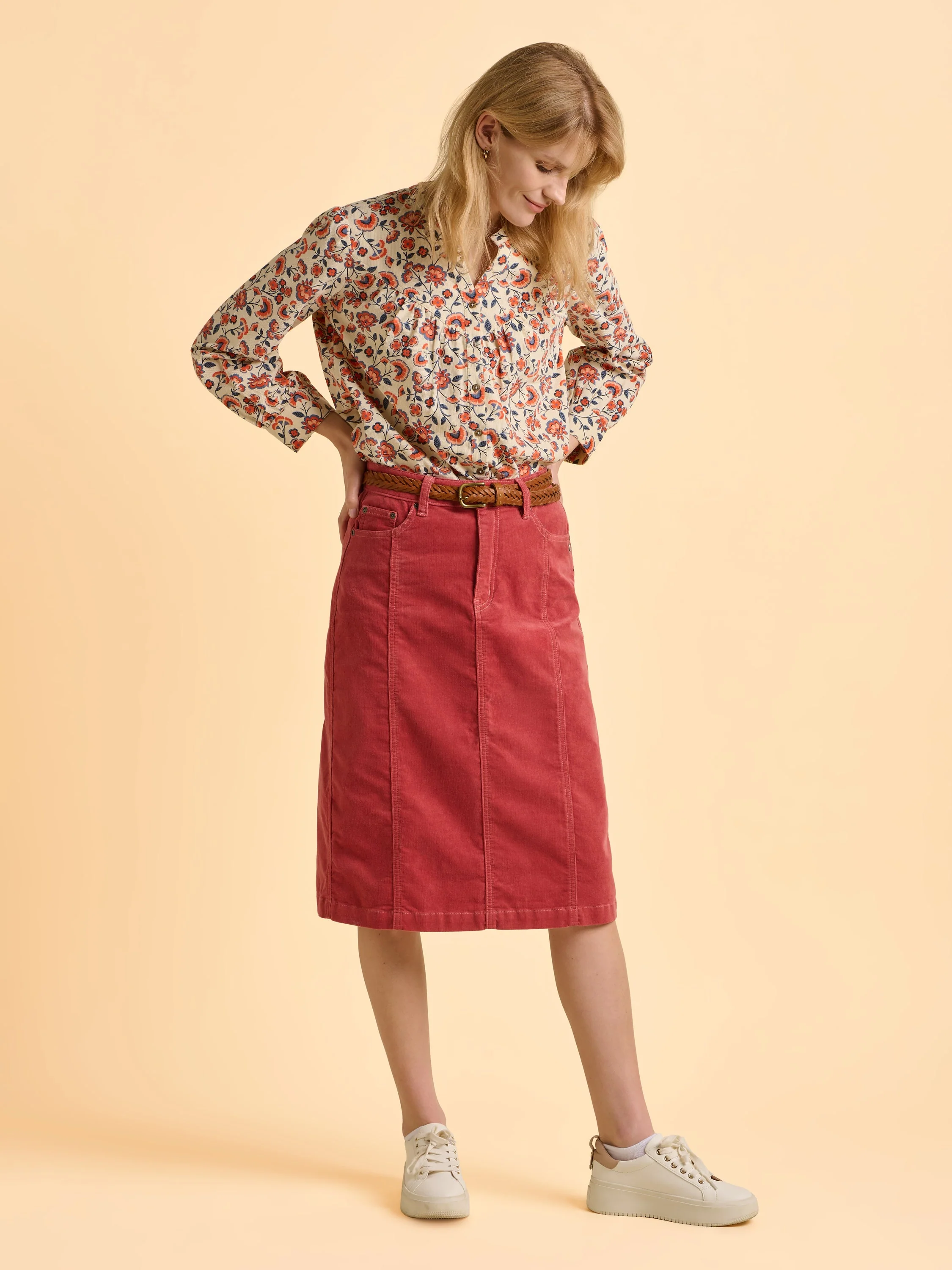 Debbie Cord Skirt - Image 5