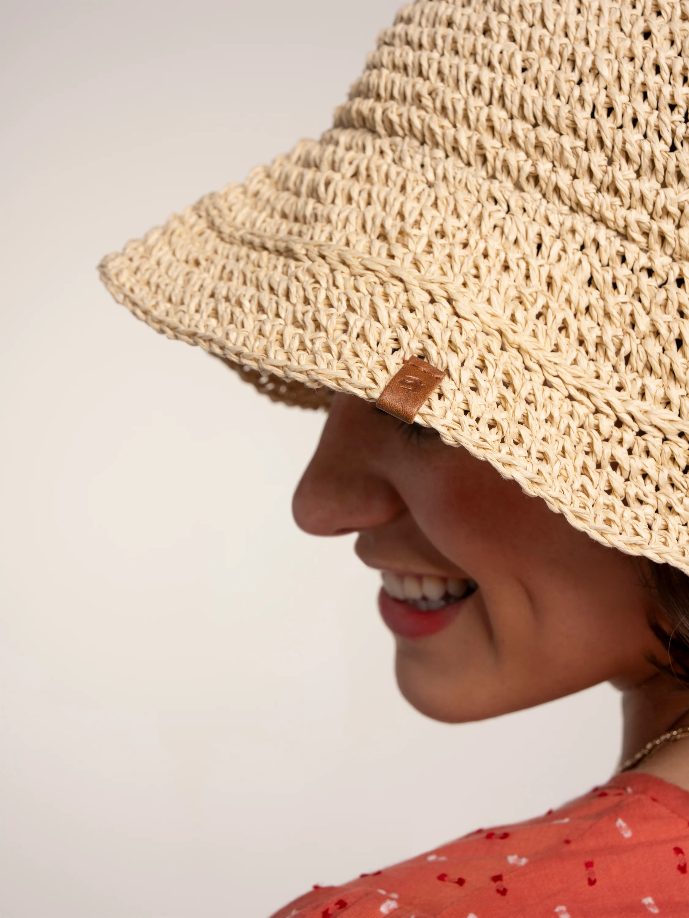 Delph Paper Straw Bucket Hat - Image 4