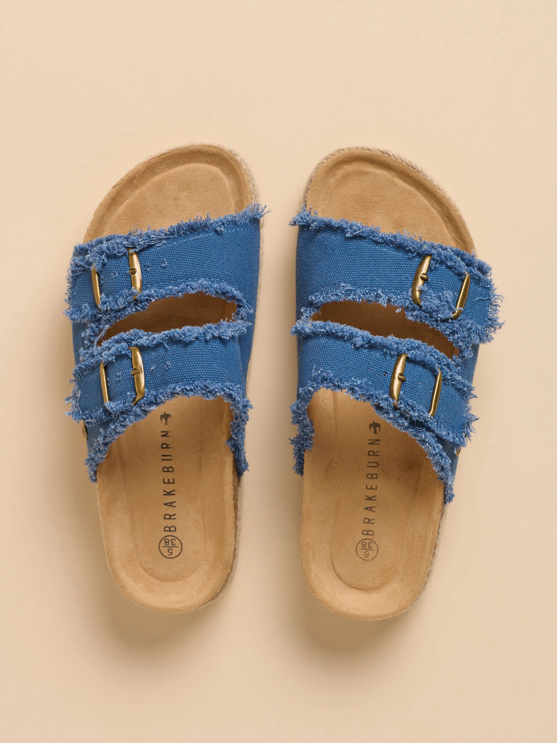 Denim Platform Sandals - Image 3