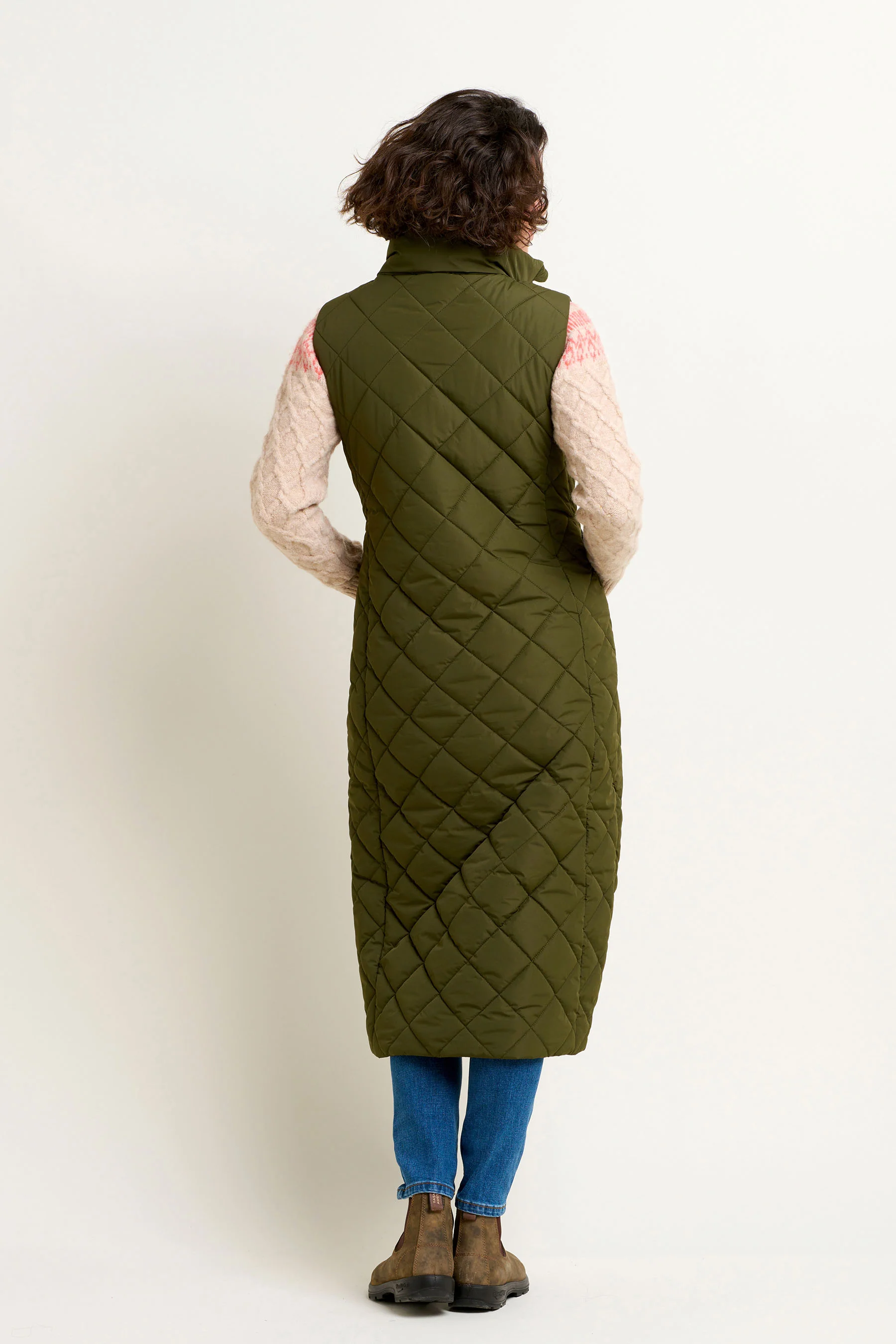 Diamond Longline Gilet - Image 3