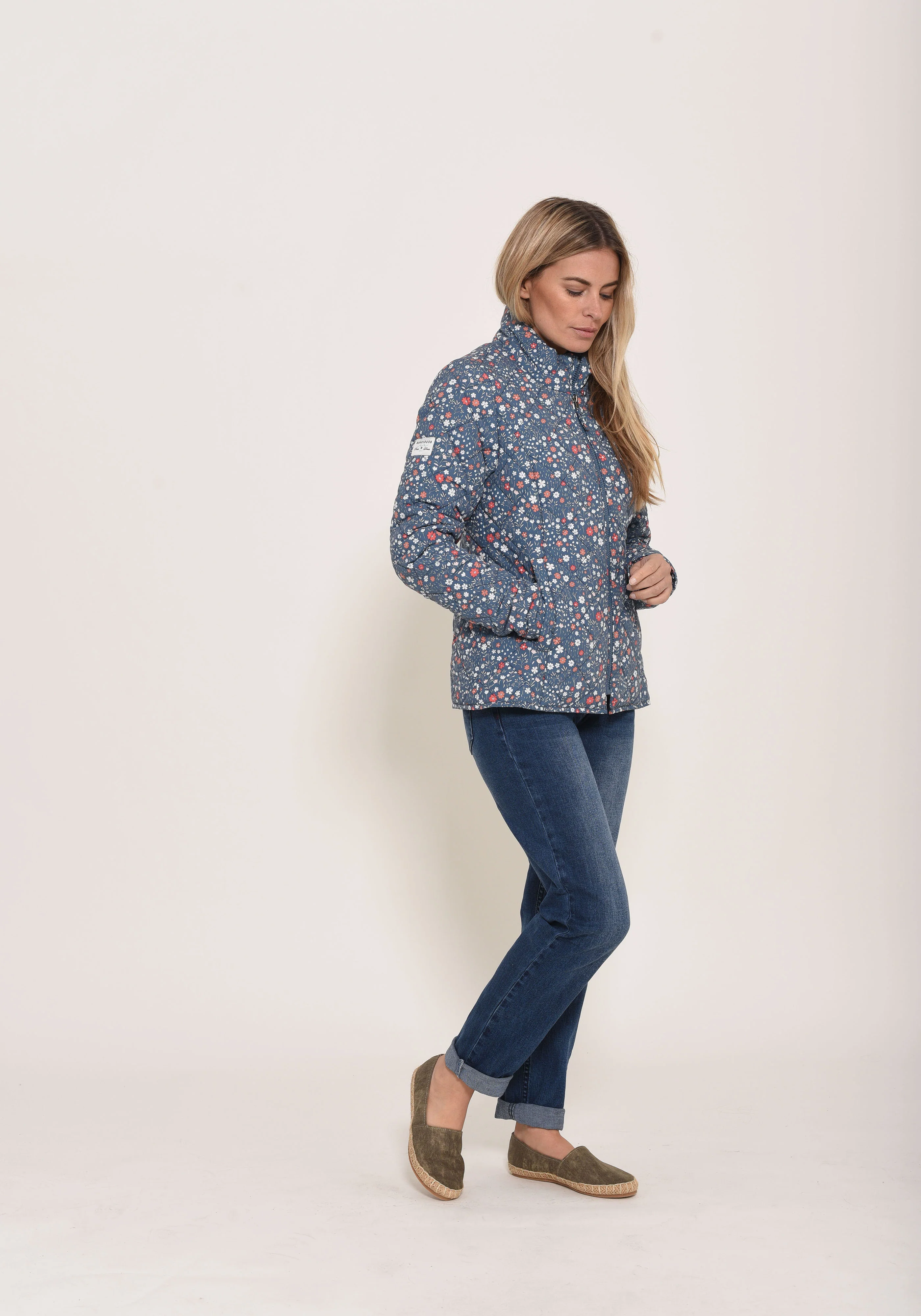 Ditsy Quilted Jacket - Image 6