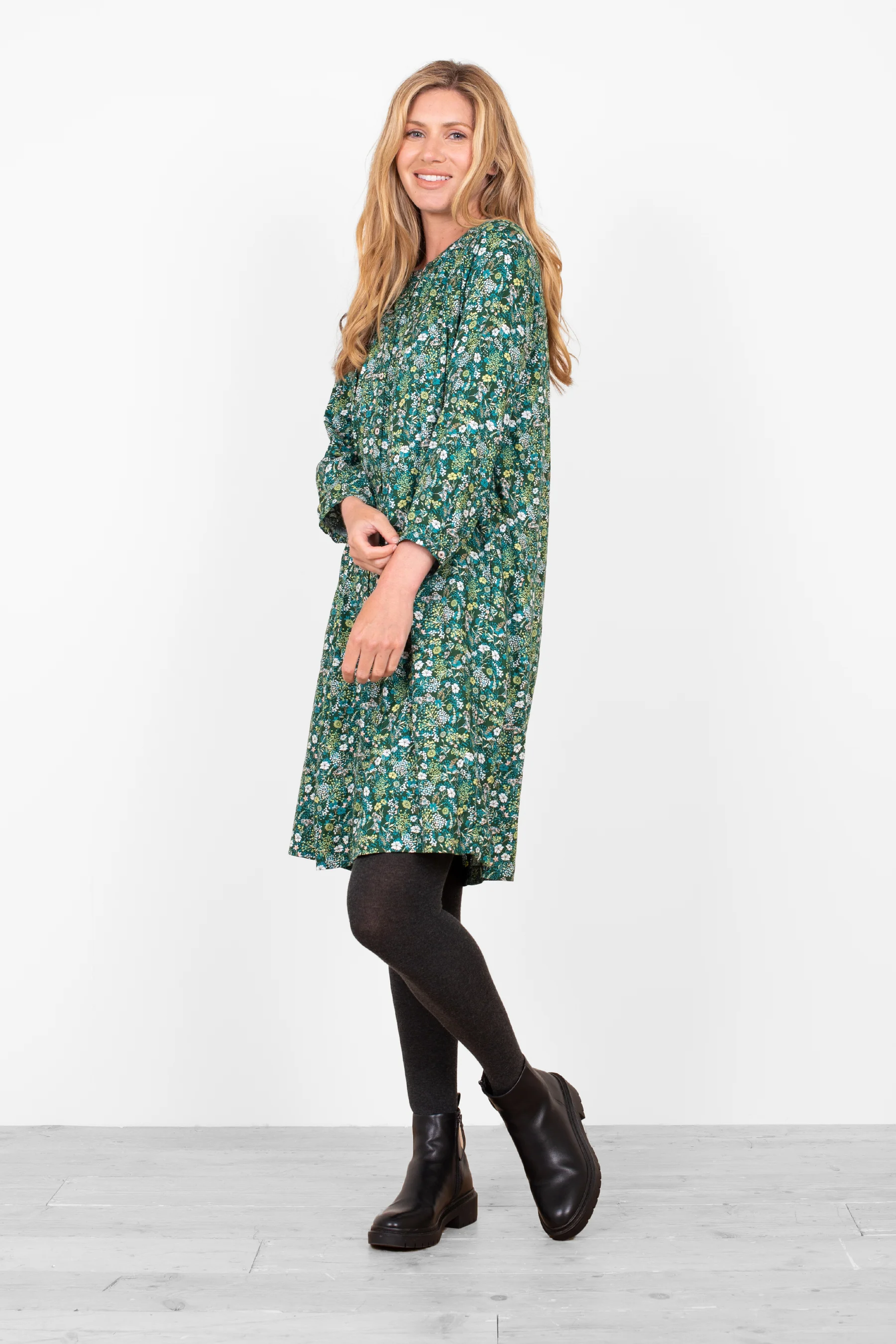 Ditsy Shirt Dress - Image 2