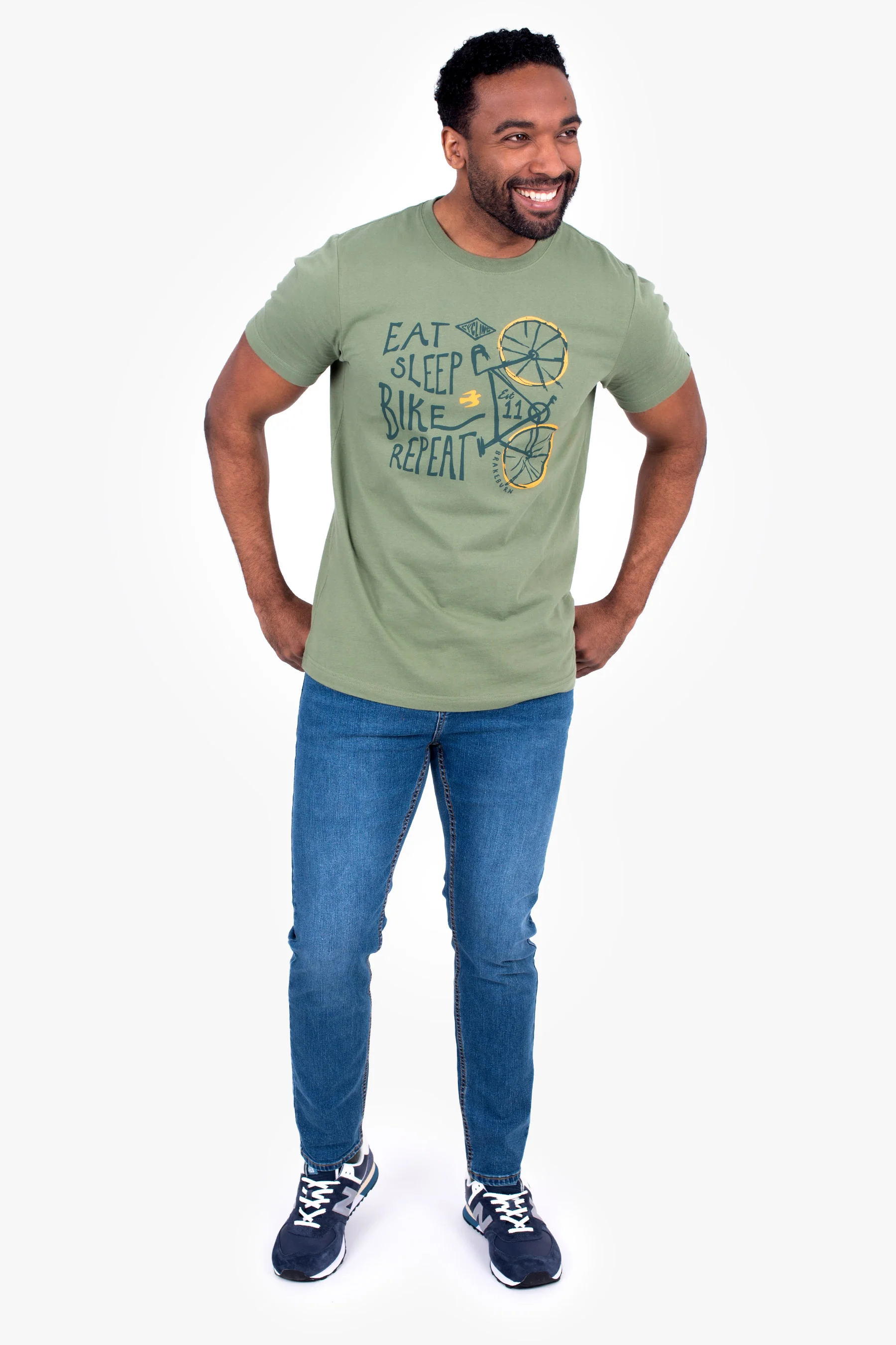 Eat Sleep Bike Tee - Image 2