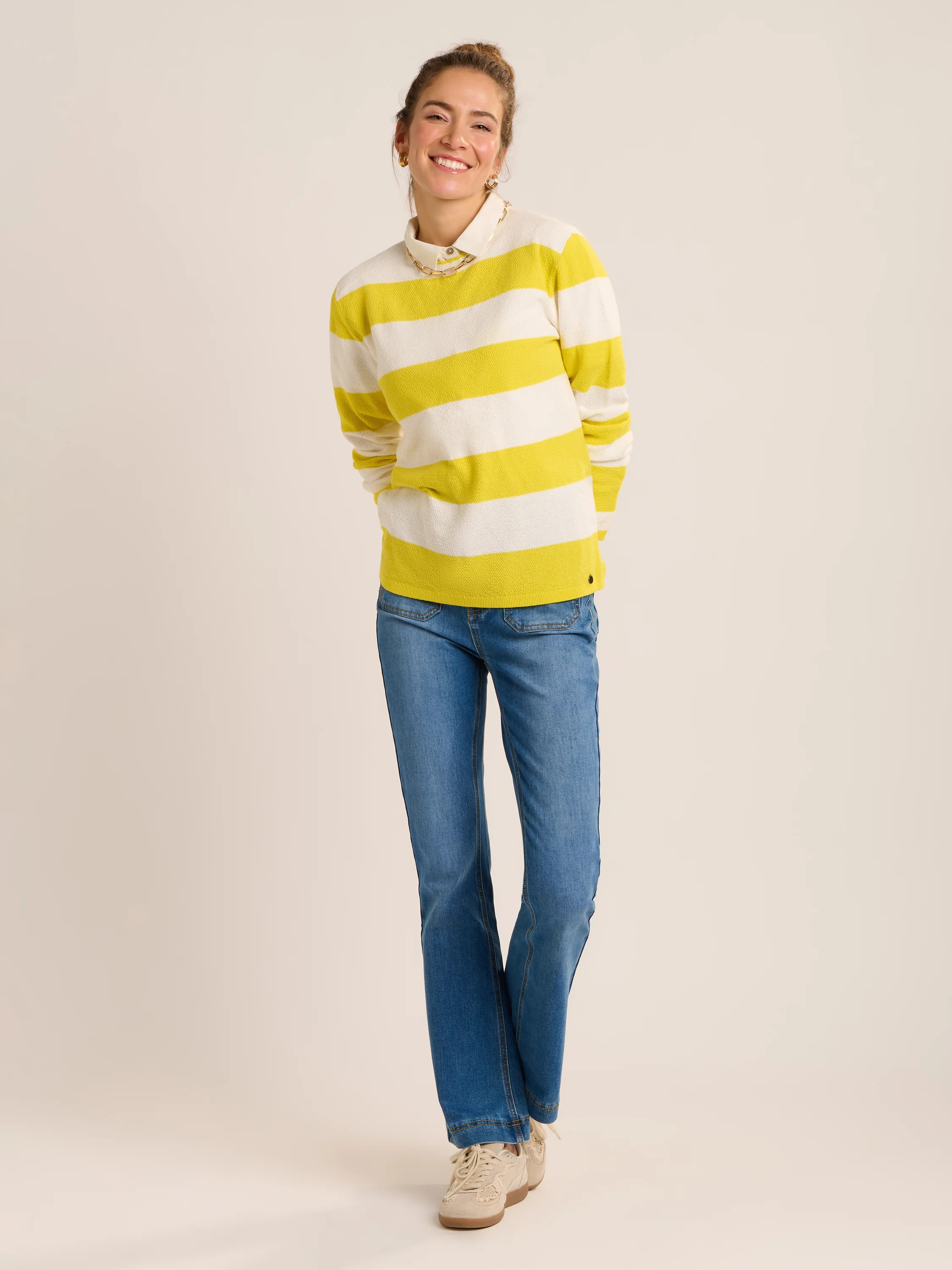 Echoa Scallop Crew Neck Jumper - Image 4