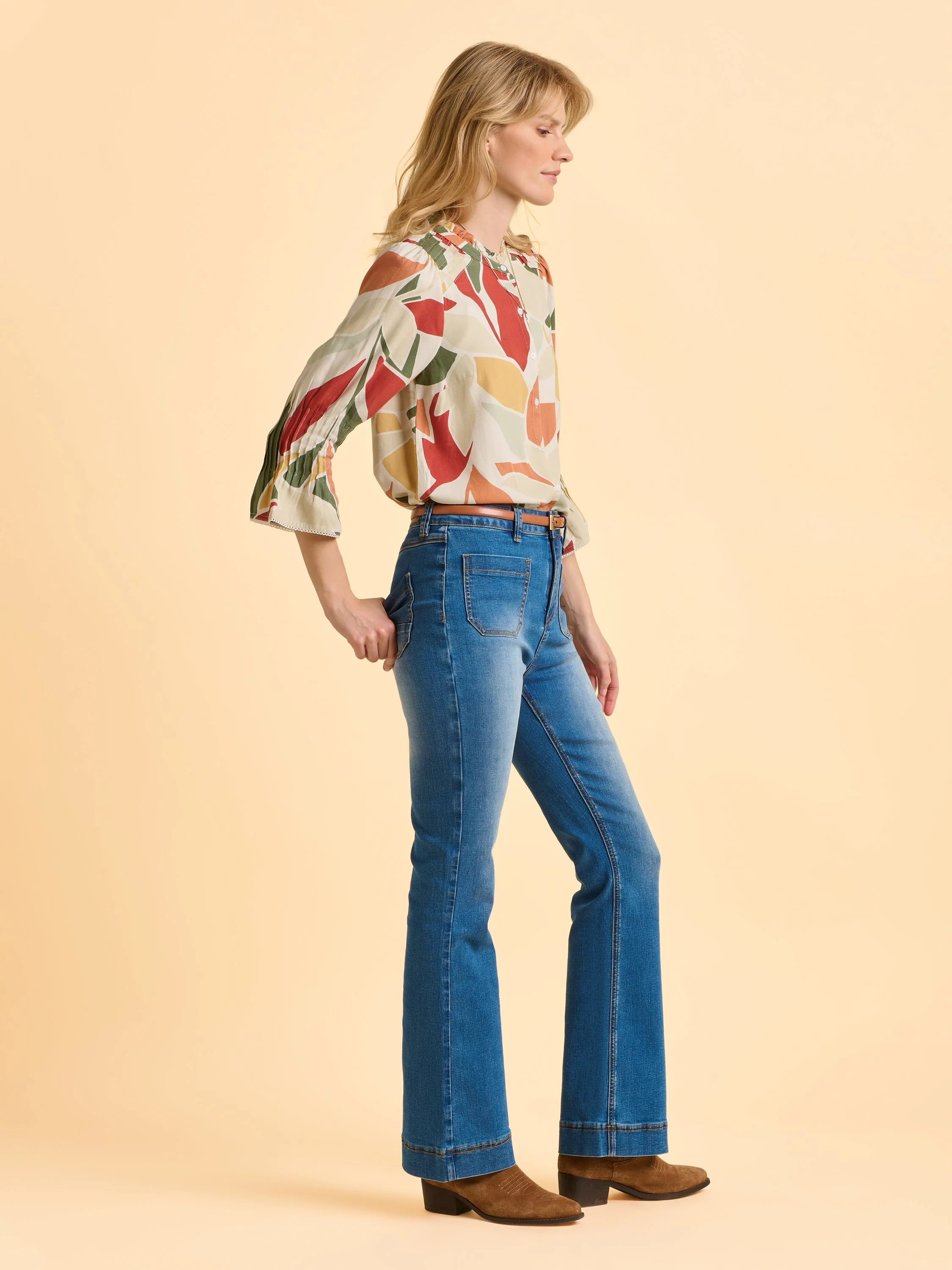 Elva Cream Blouse - Image 3