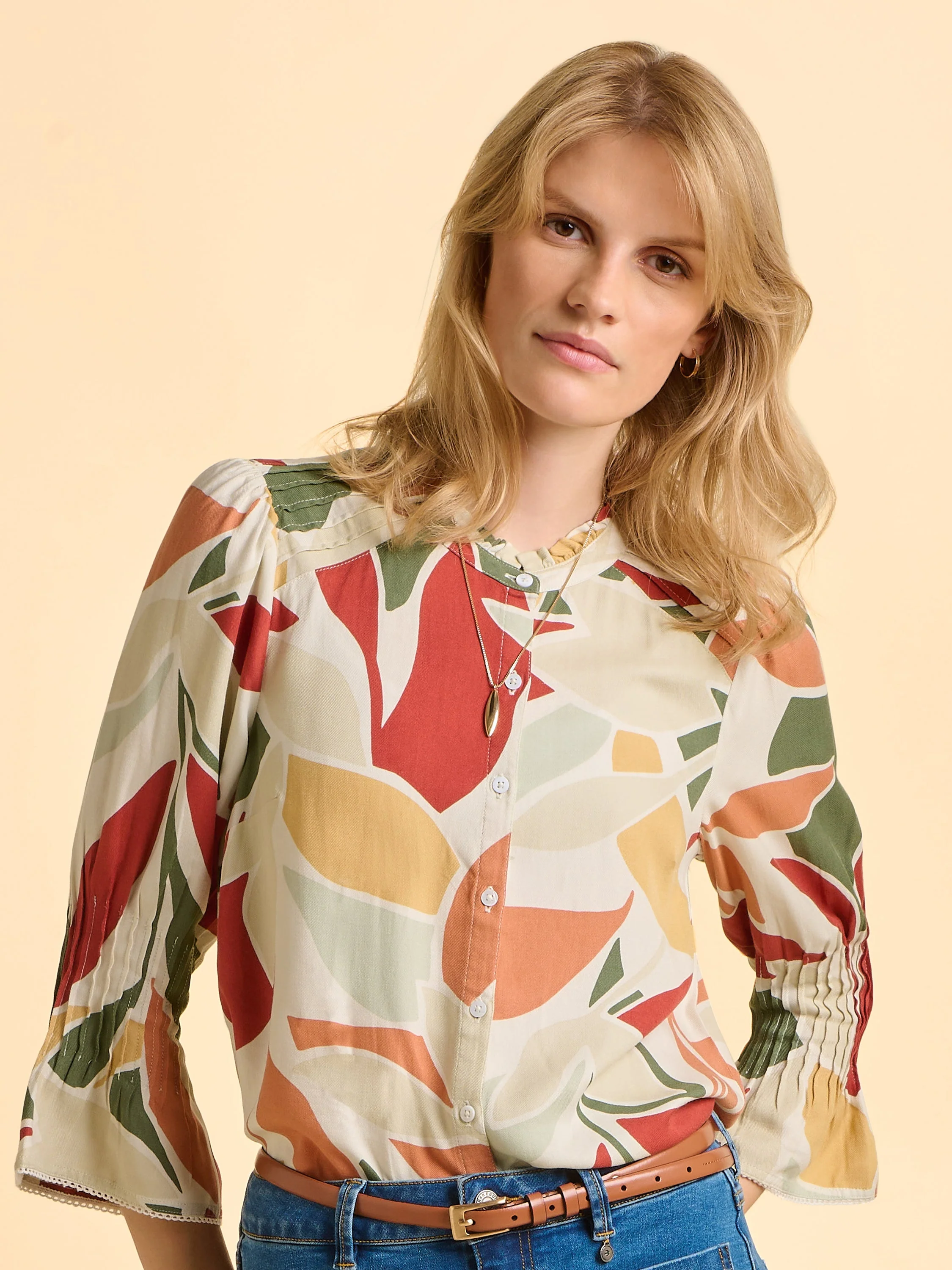 Elva Cream Blouse - Image 4