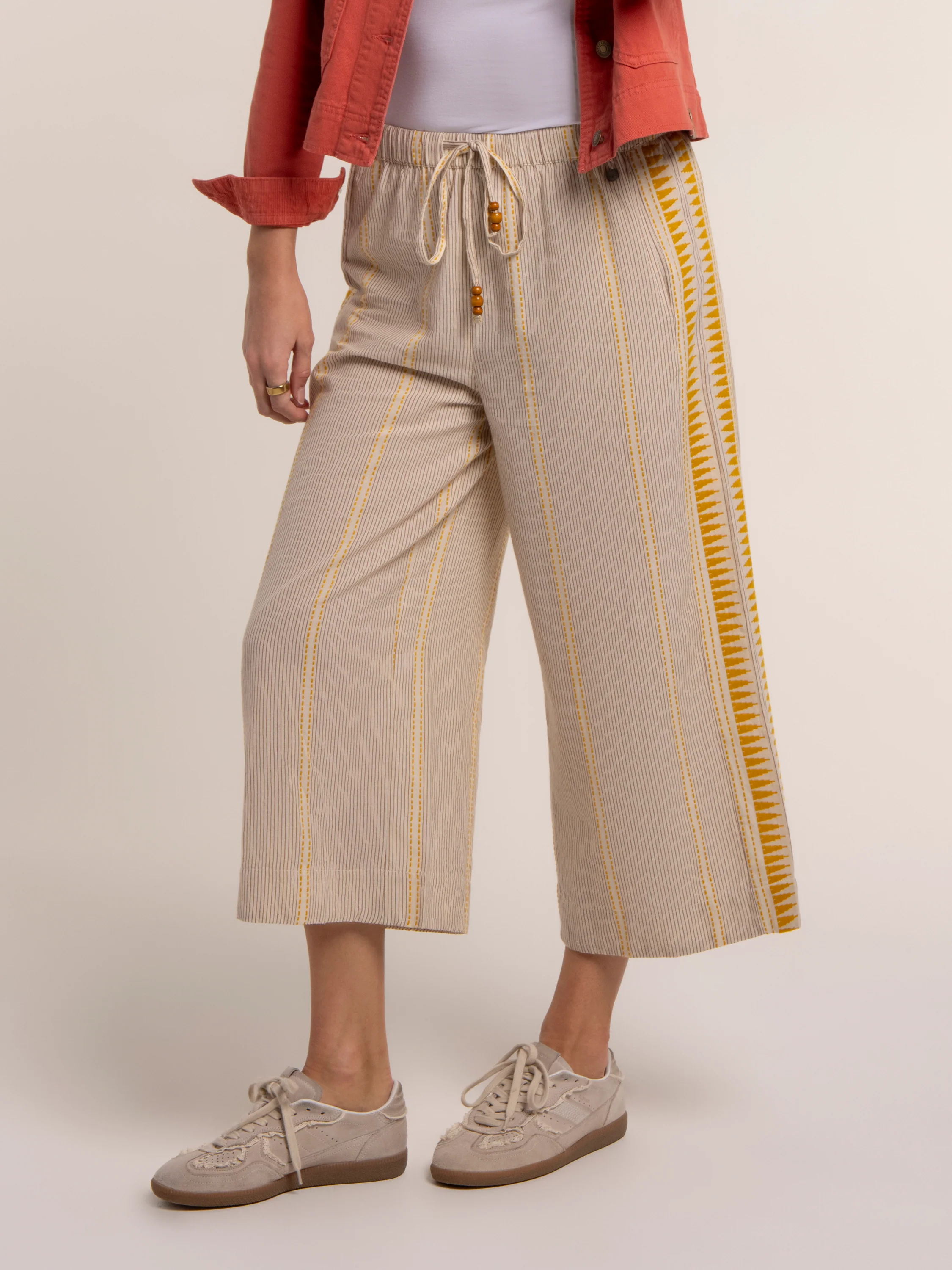 Fernanda Cropped Wide Leg Beach Pants - Image 6