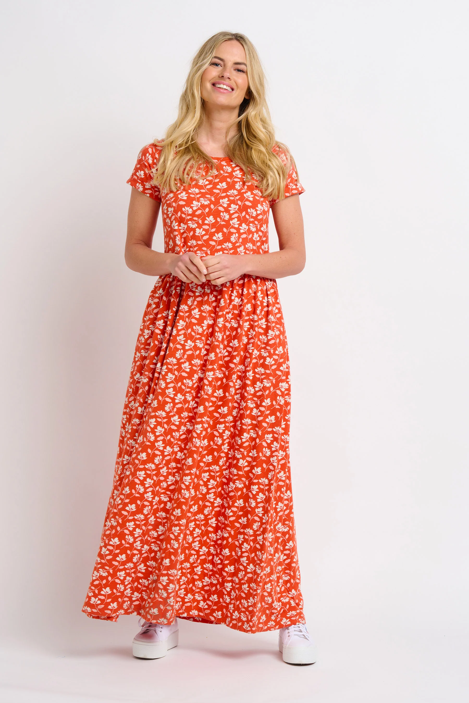 Floating Floral Maxi Dress - Image 3