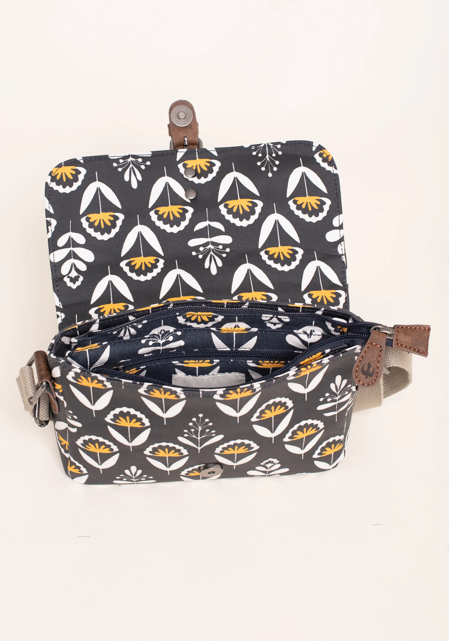 Geo Floral Roo Pouch Cross Body Bag - Image 3