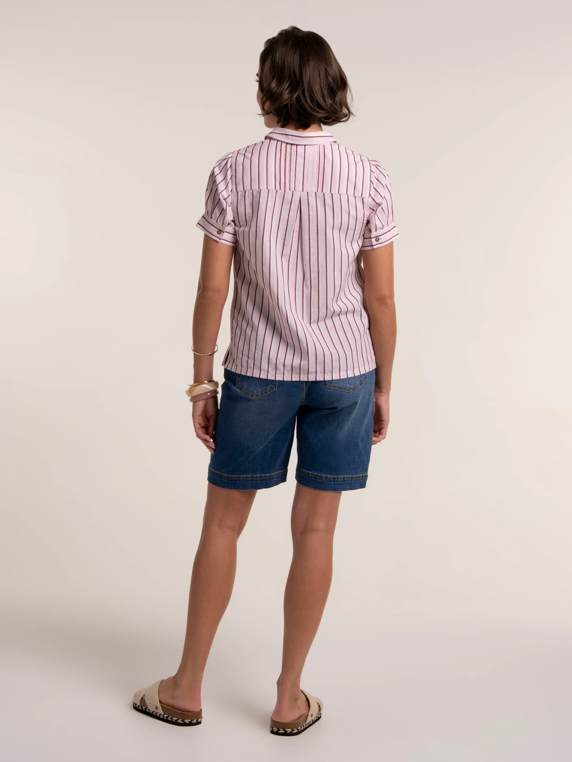 Gia Stripe Blouse - Image 3