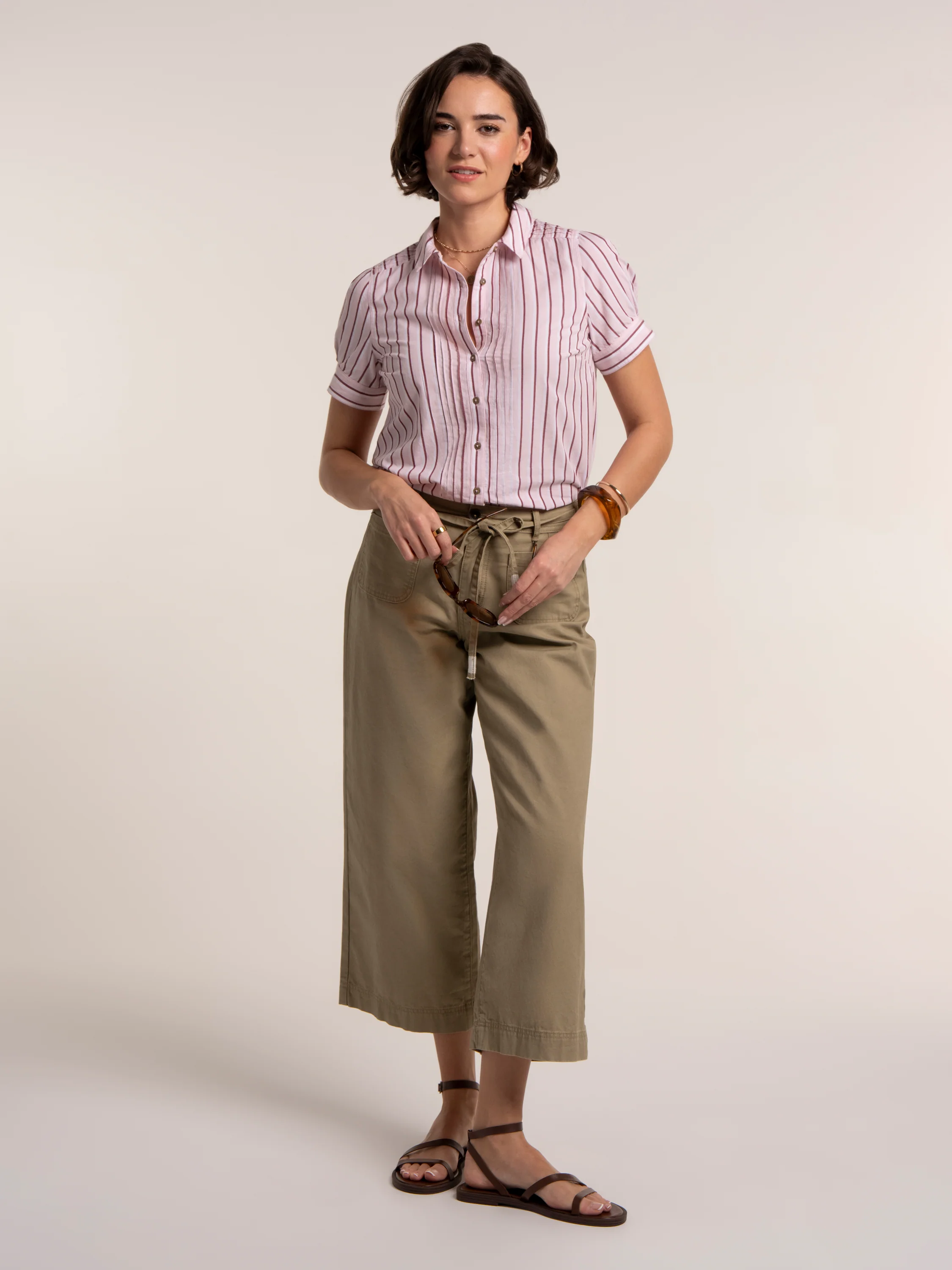 Gia Stripe Blouse - Image 5