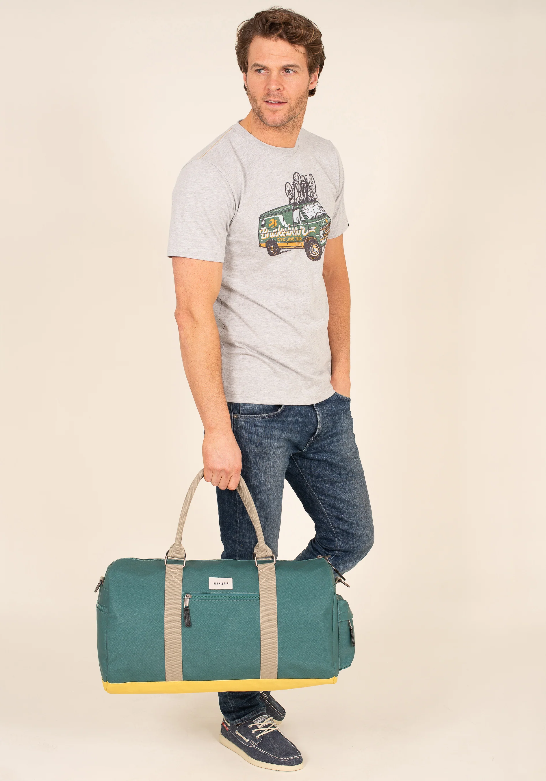 Green And Yellow Duffle Bag - Image 4