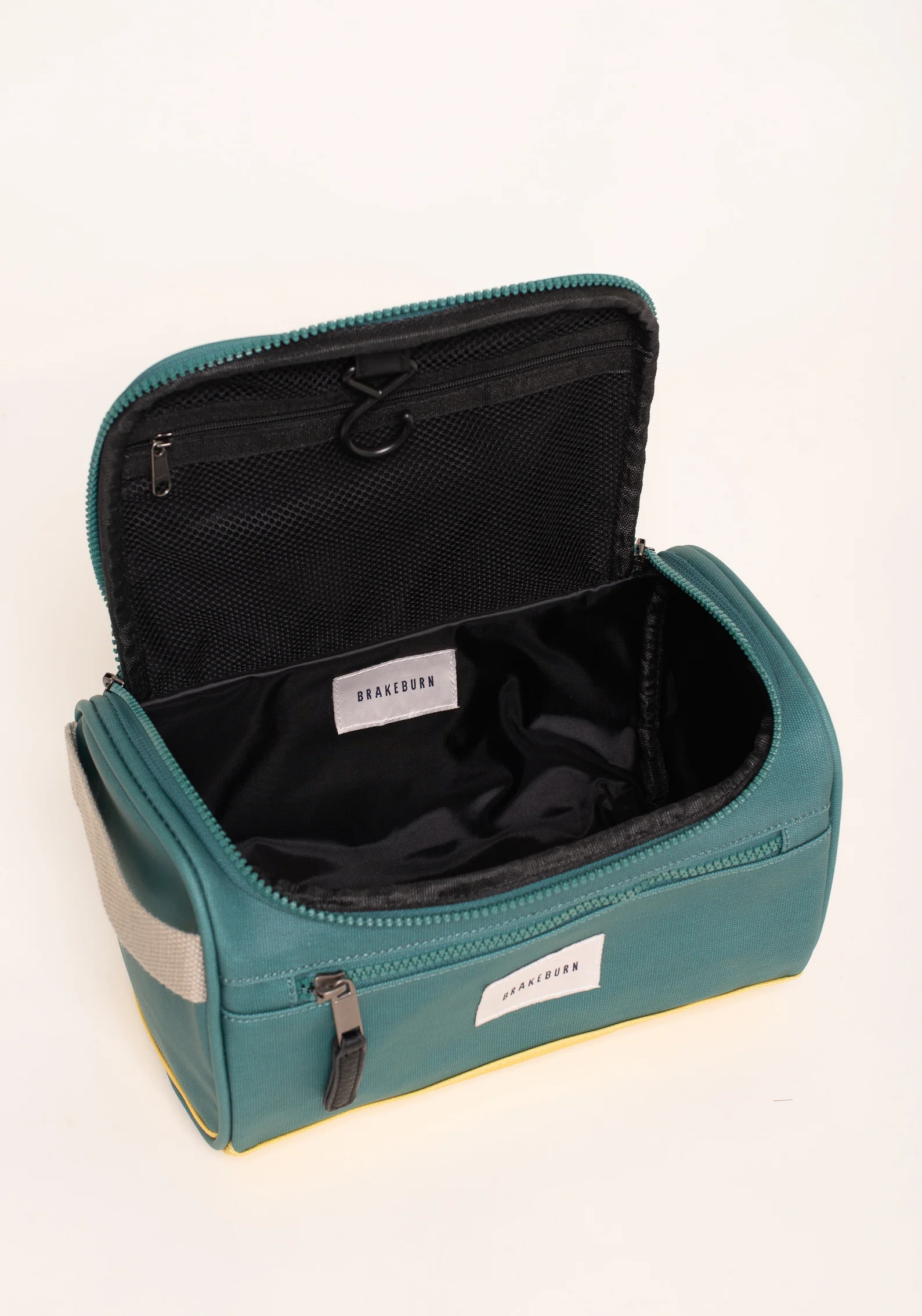 Green And Yellow Wash Bag - Image 3