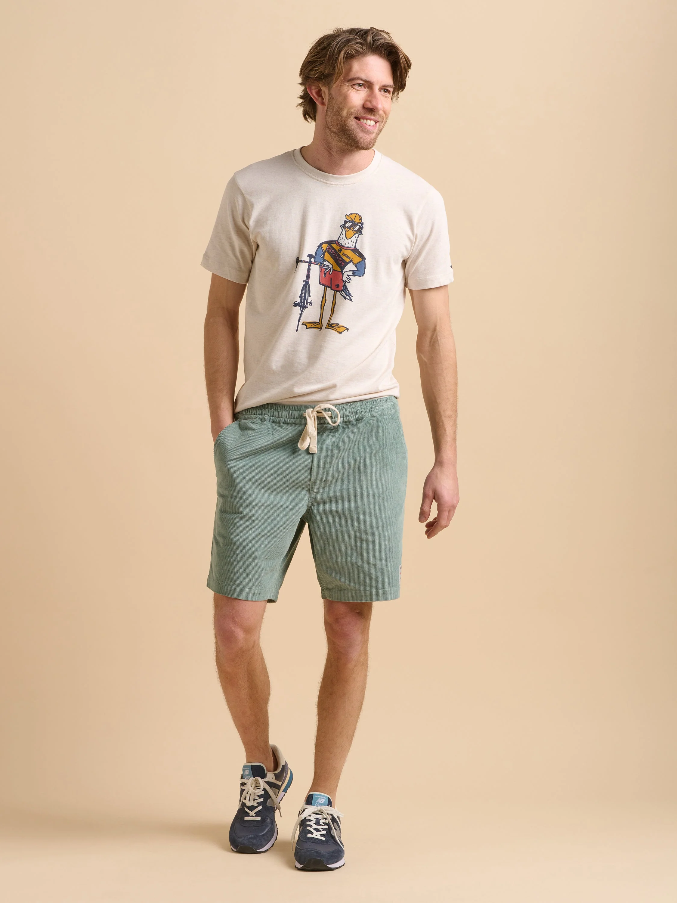 Green Cord Shorts - Image 4