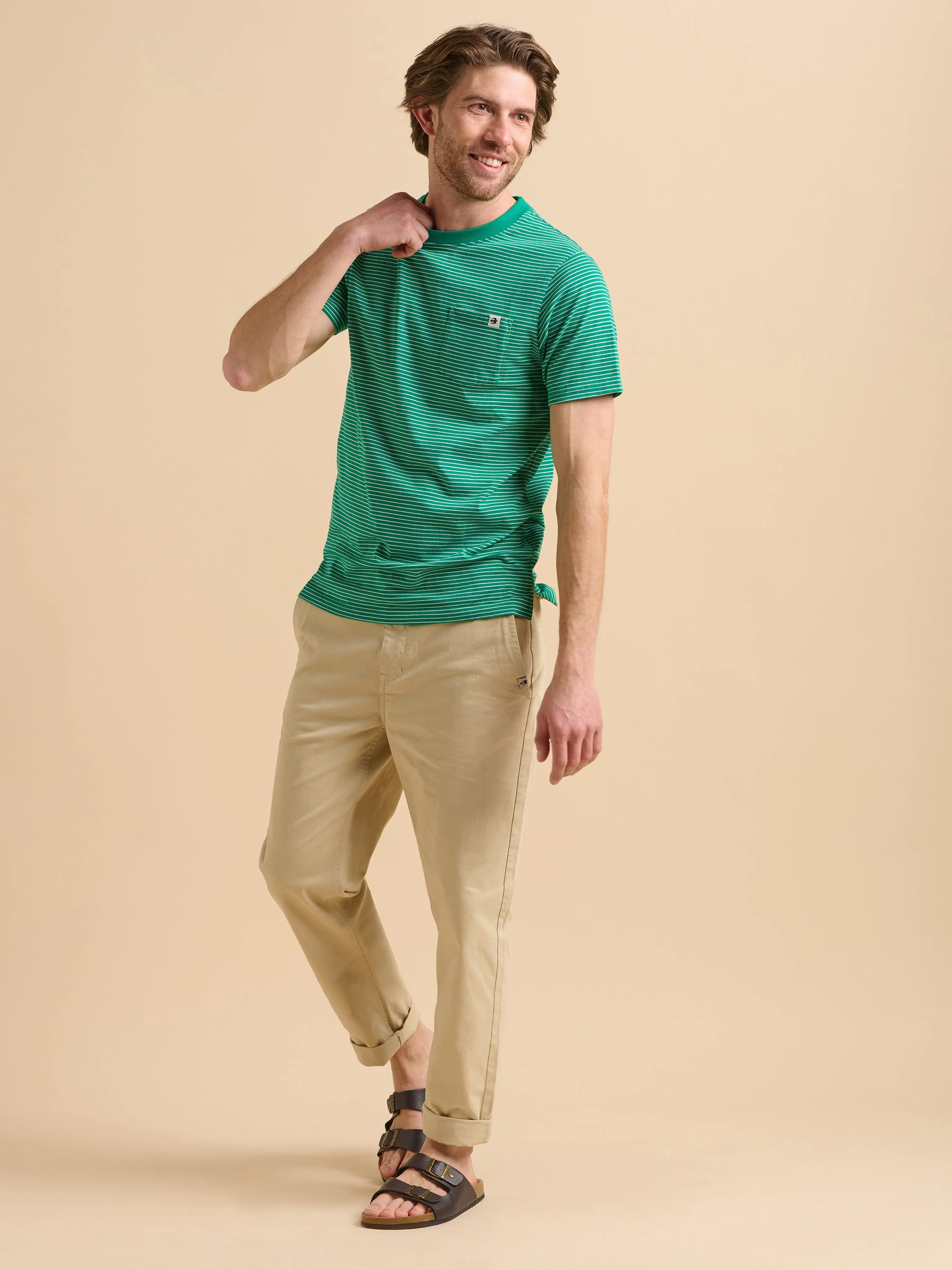 Green Stripe Tee - Image 6