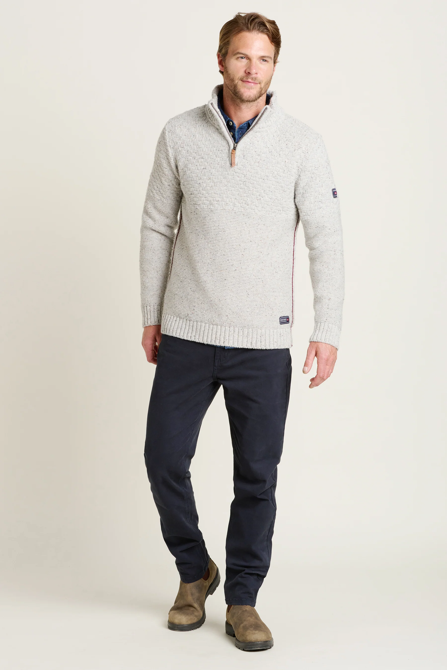 Grey Quarter Zip - Image 4