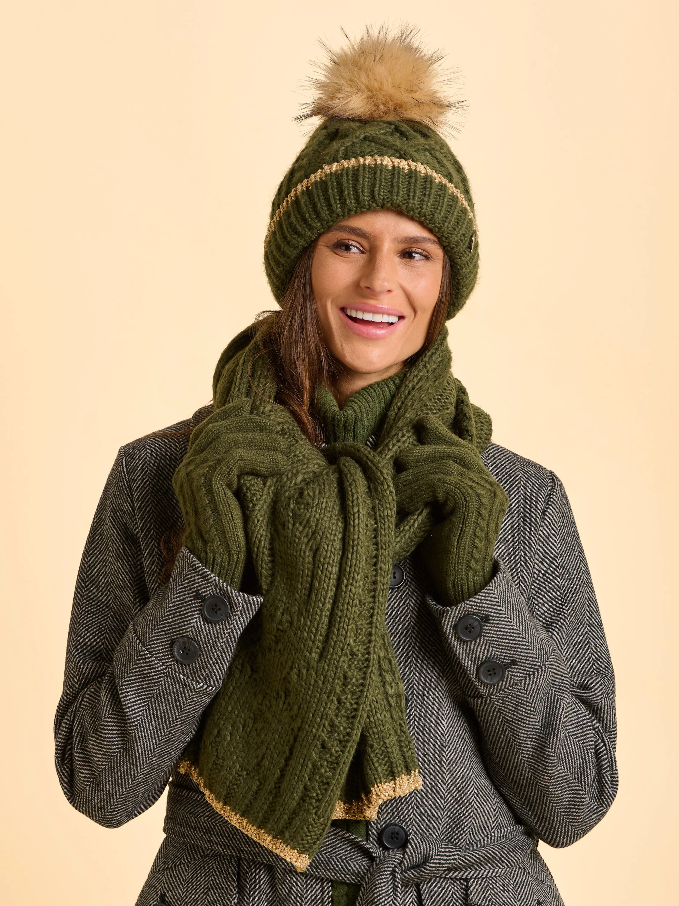 Heather Knitted Scarf - Image 5