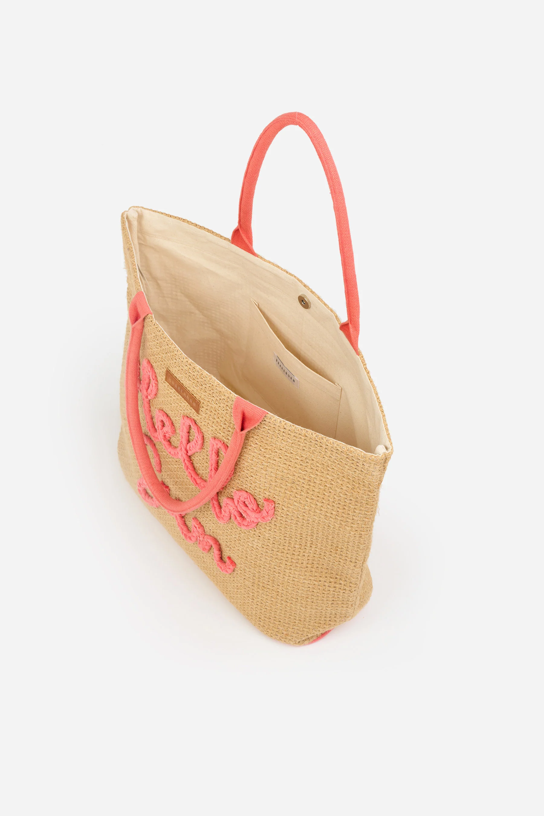 Hello Sun Jute Beach Bag - Image 6