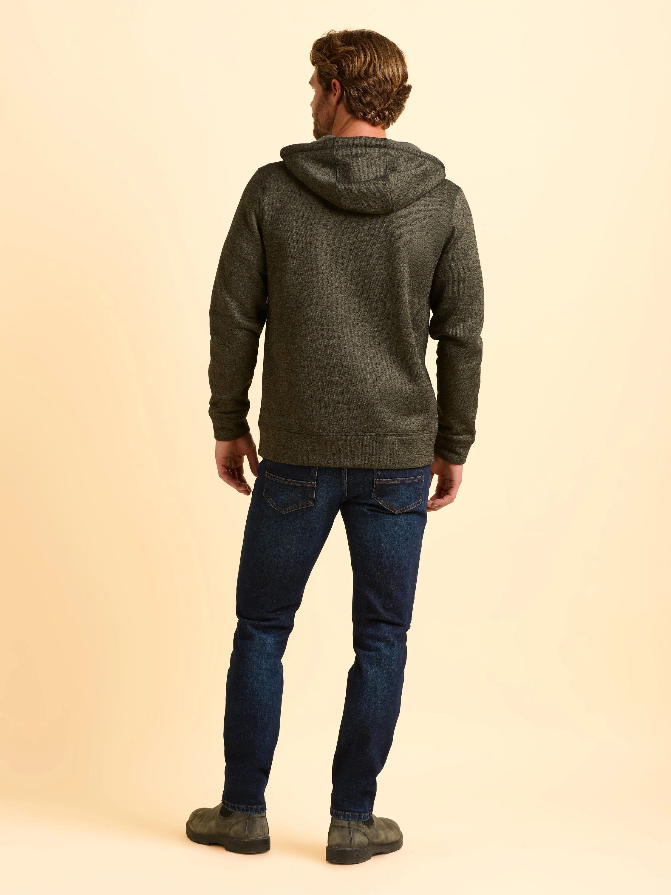 Hengistbury Zip Through Hoodie - Image 2