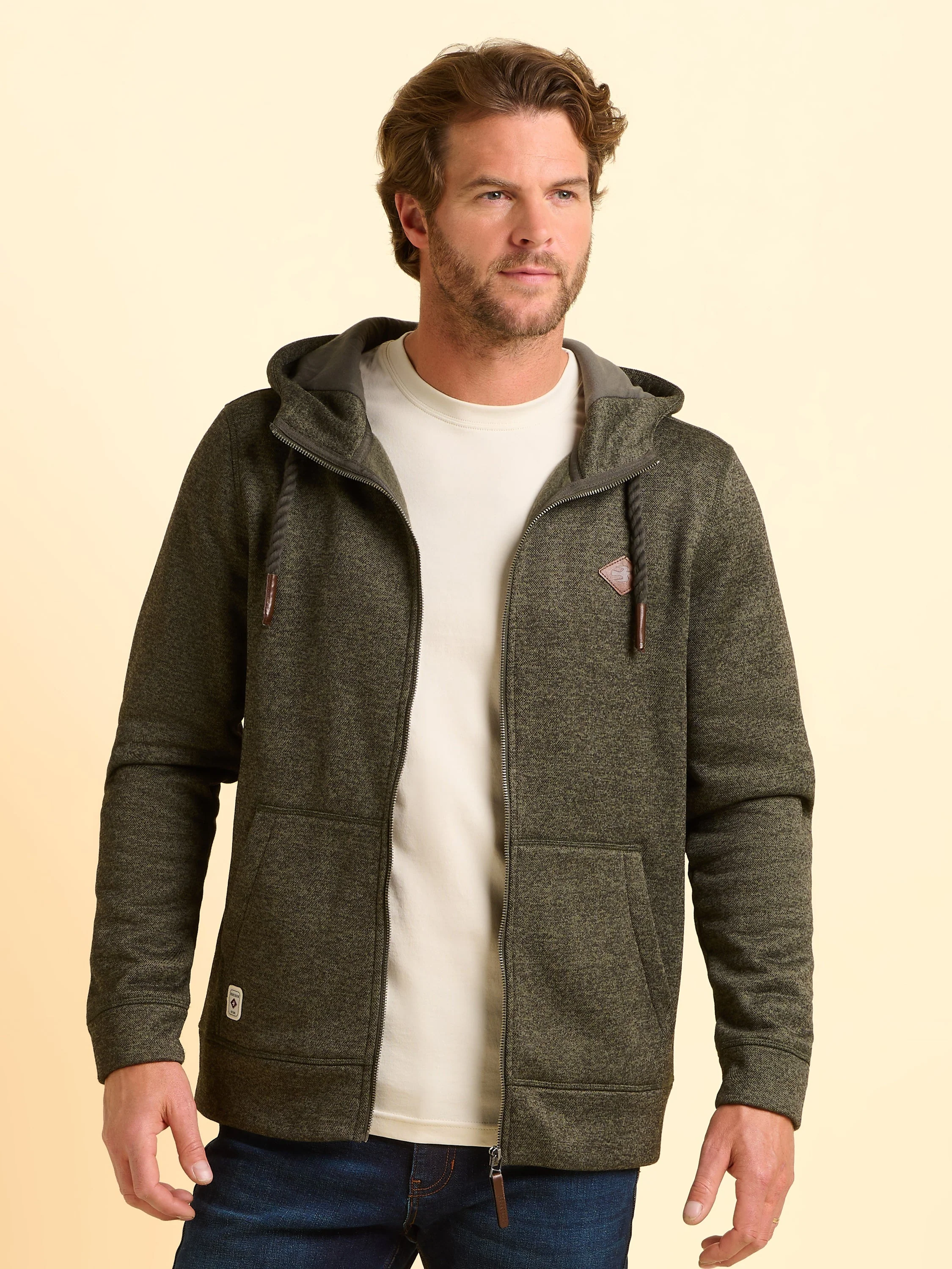 Hengistbury Zip Through Hoodie - Image 7