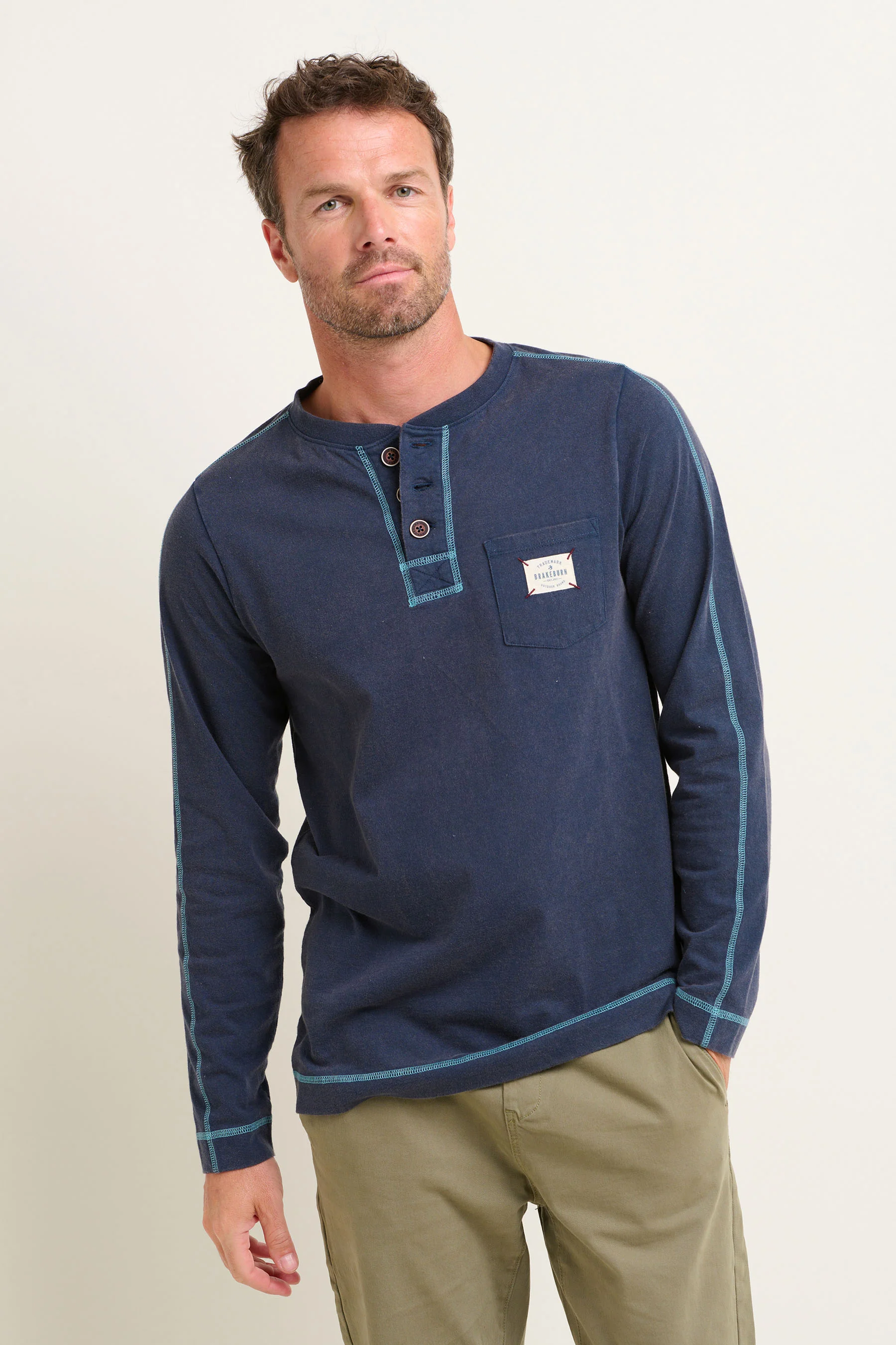Henley Long Sleeve Tee - Image 2