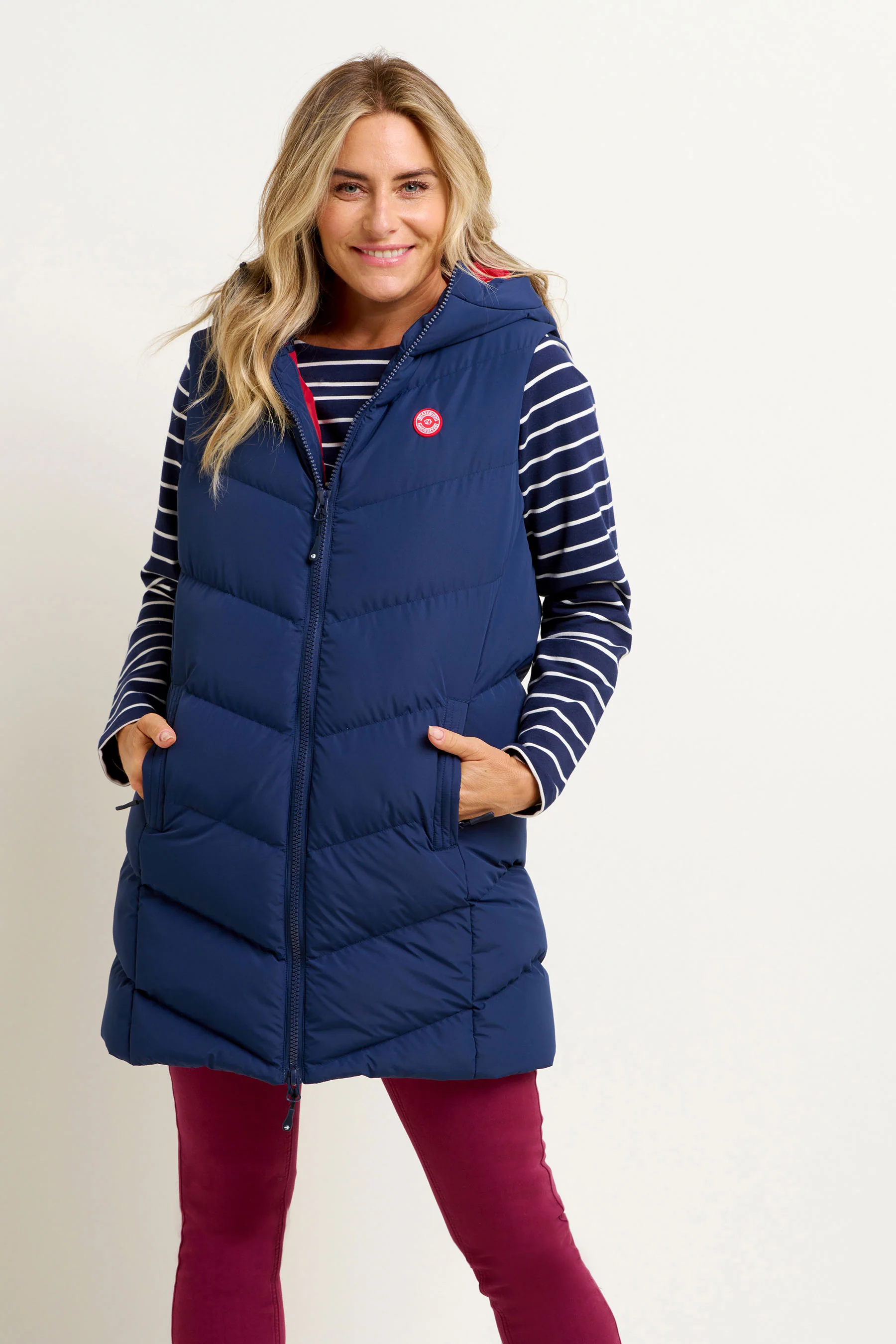 Hooded Longline Gilet - Image 2