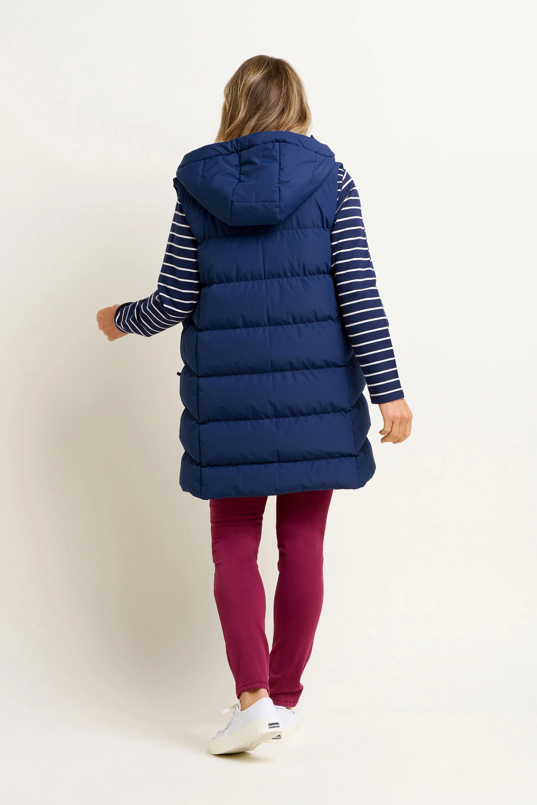 Hooded Longline Gilet - Image 3