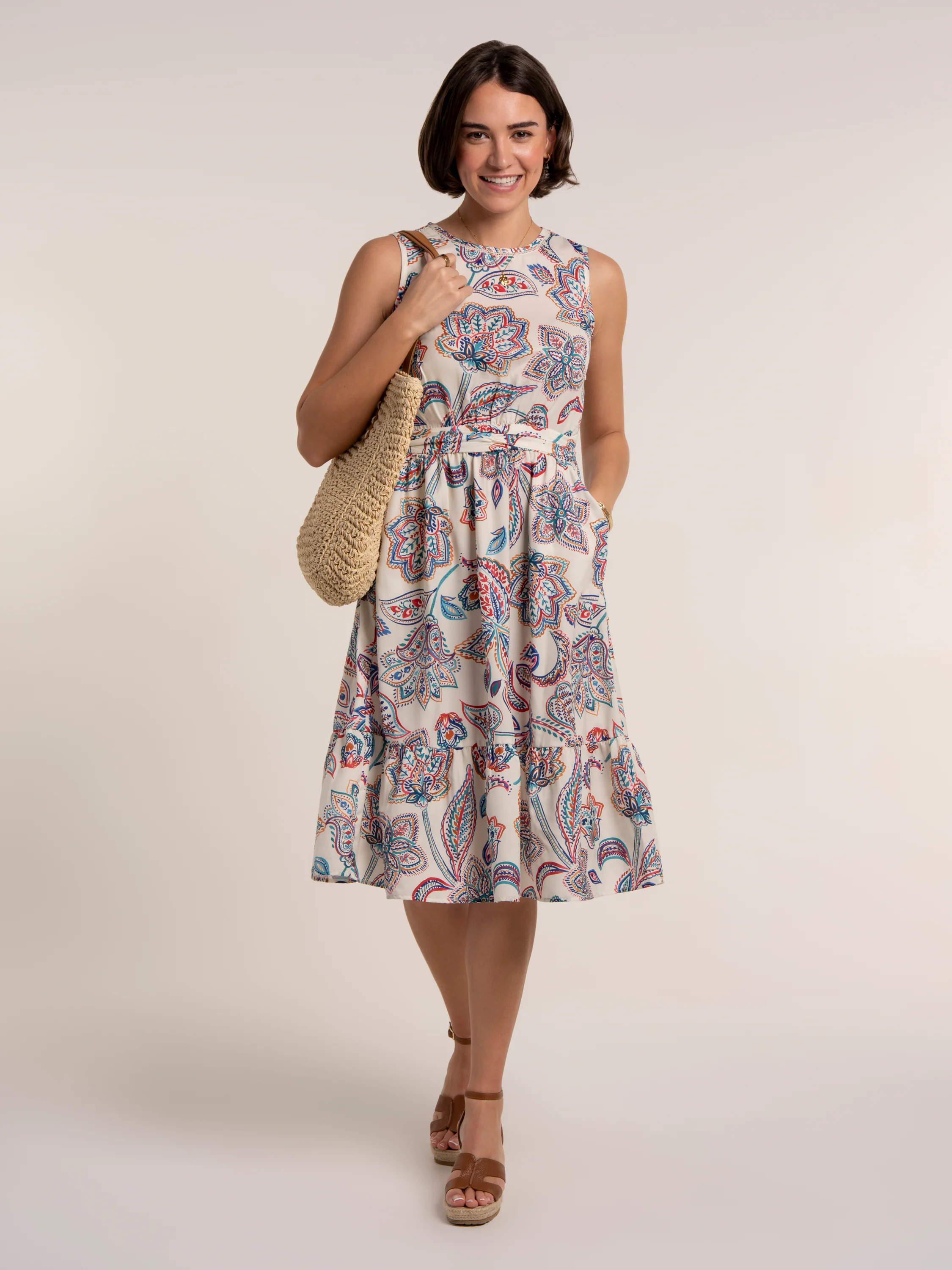 Ioanna Paisley Midi Dress - Image 8