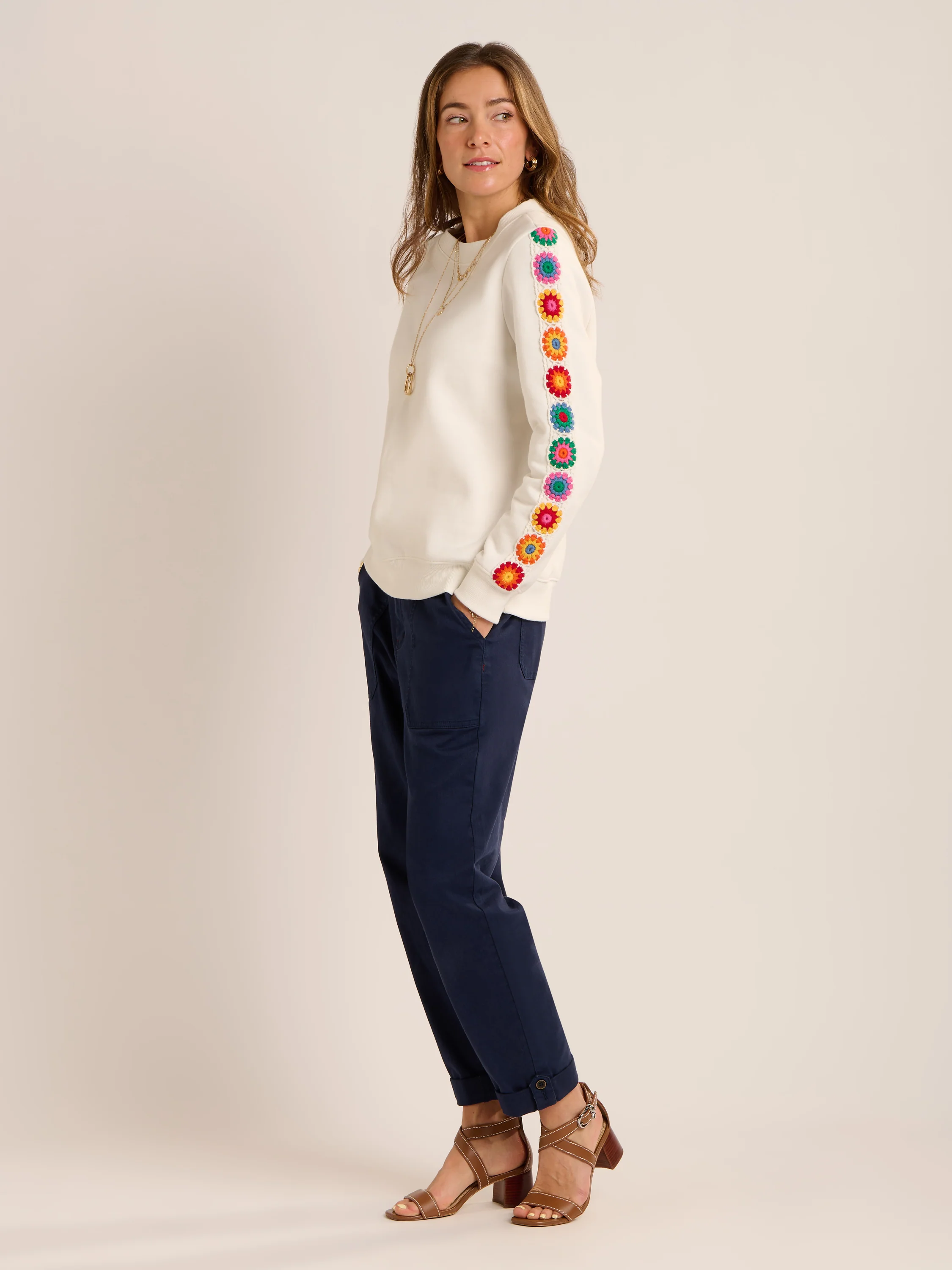 Jordan Crew Neck Crochet Sweatshirt - Image 7