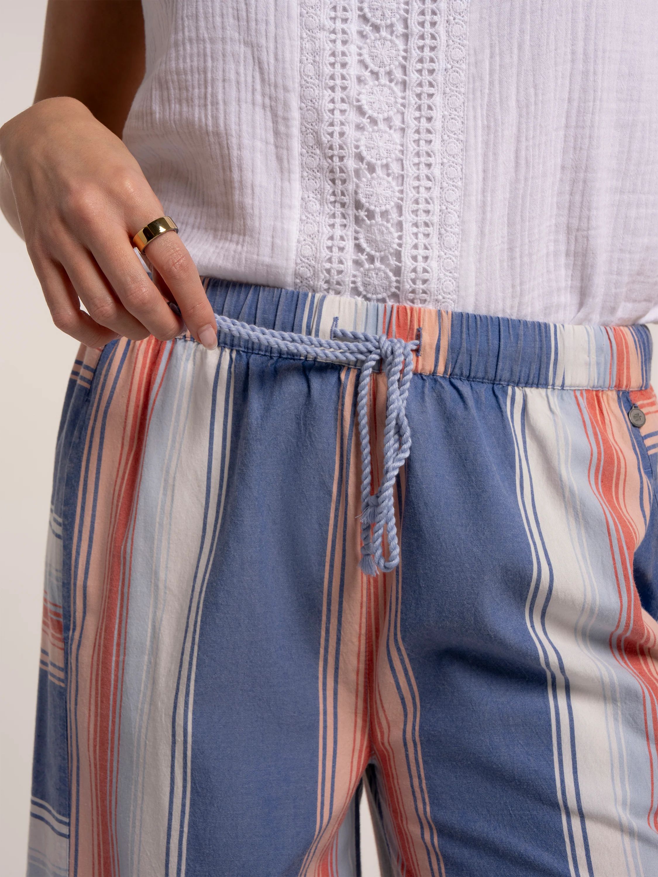 Julieta Stripe Wide Leg Beach Pant - Image 7