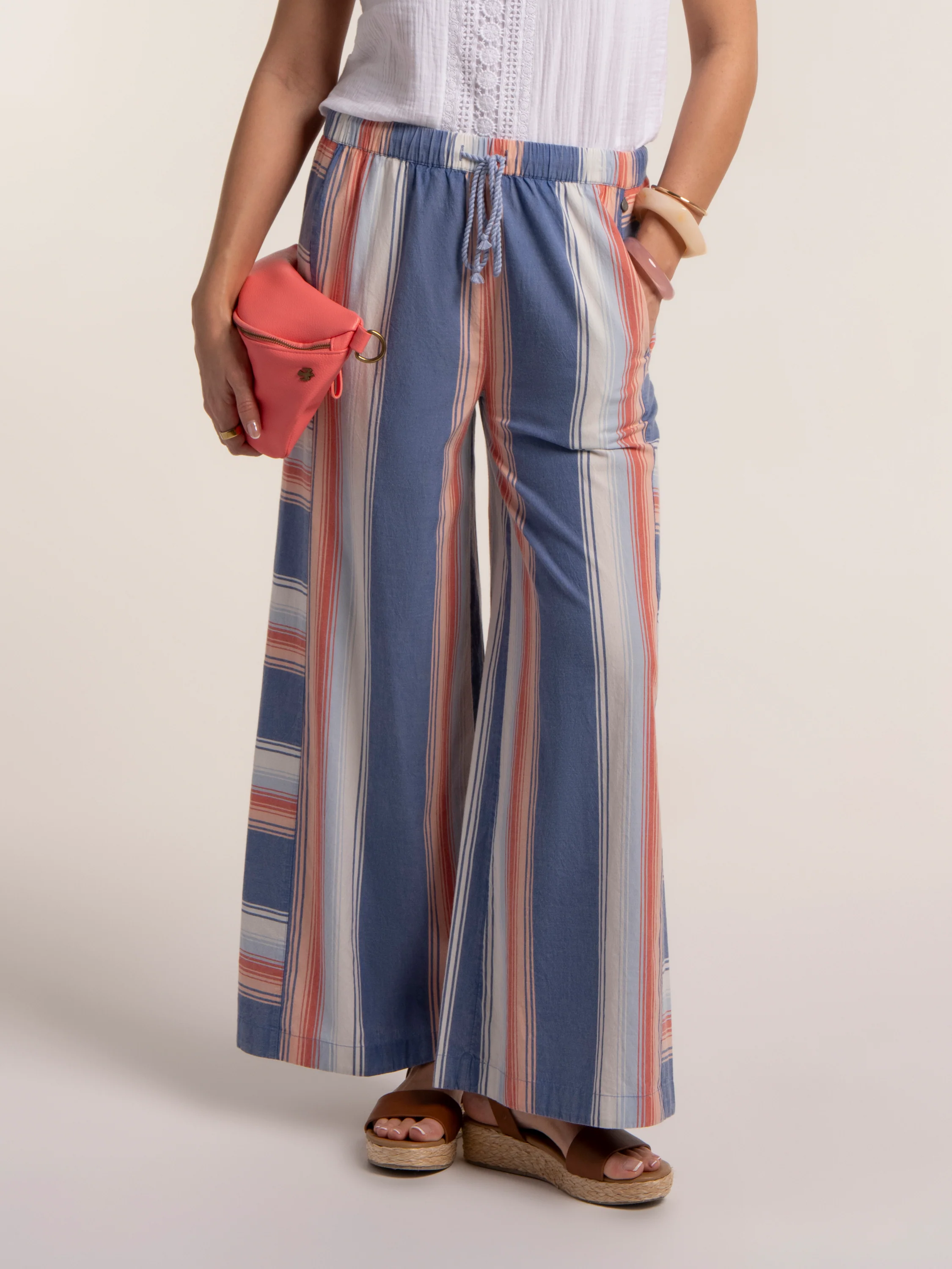 Julieta Stripe Wide Leg Beach Pant - Image 8