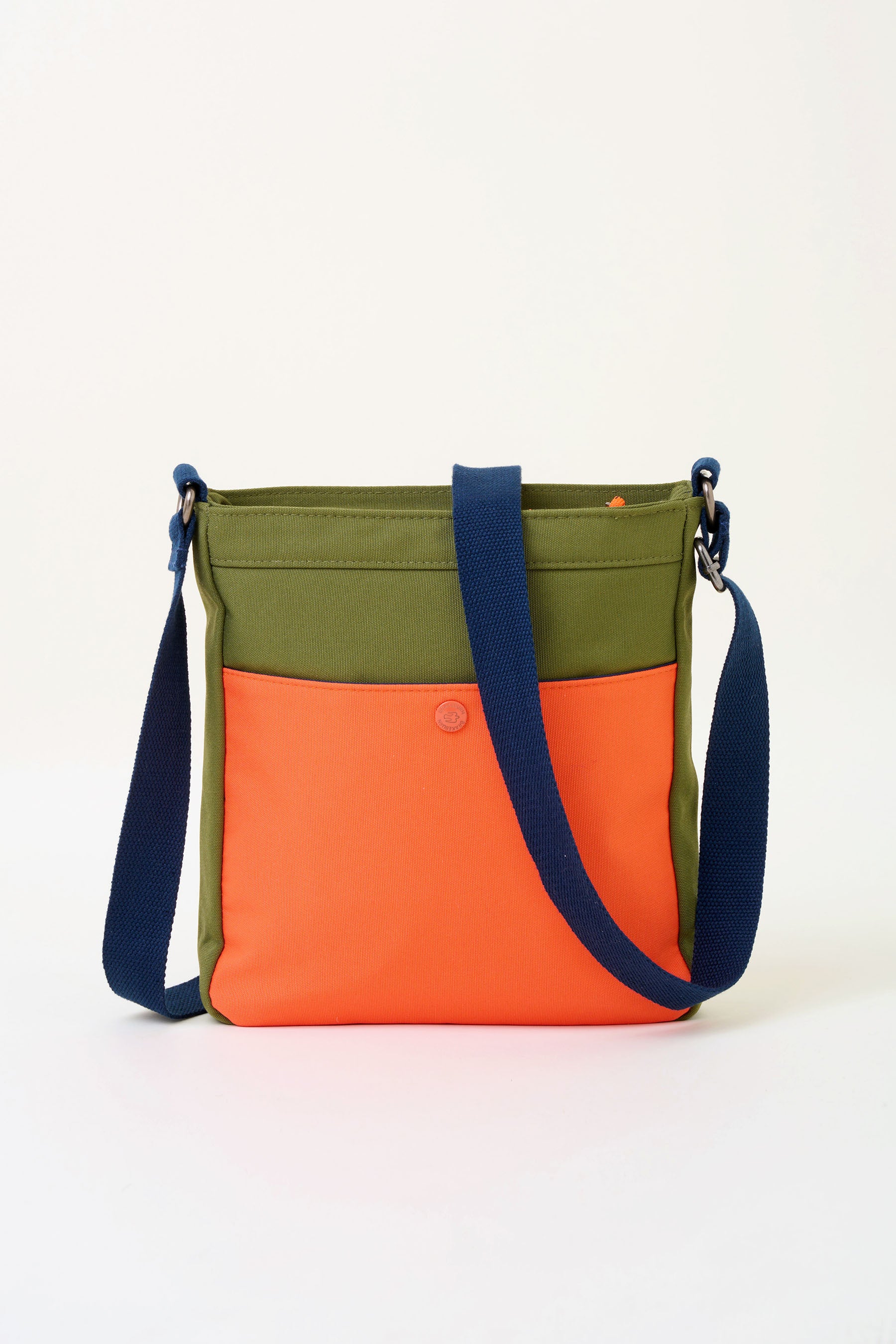 Khaki Large Cross Body Bag - Image 6