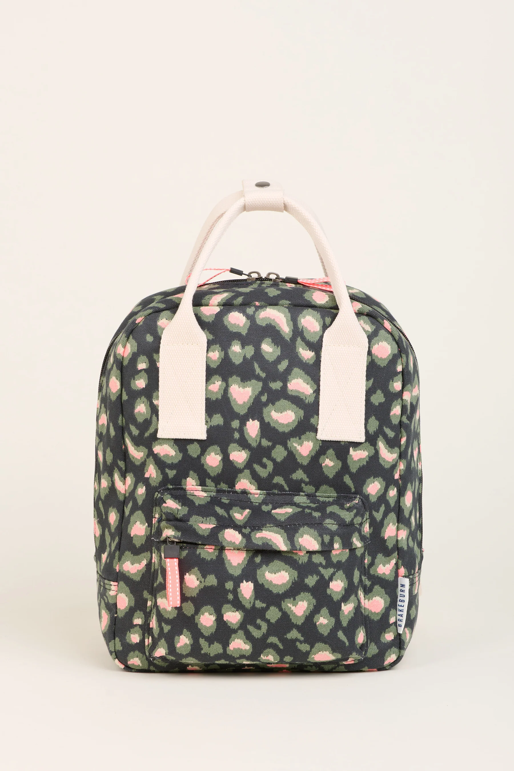 Khaki Leopard Print Classic Backpack