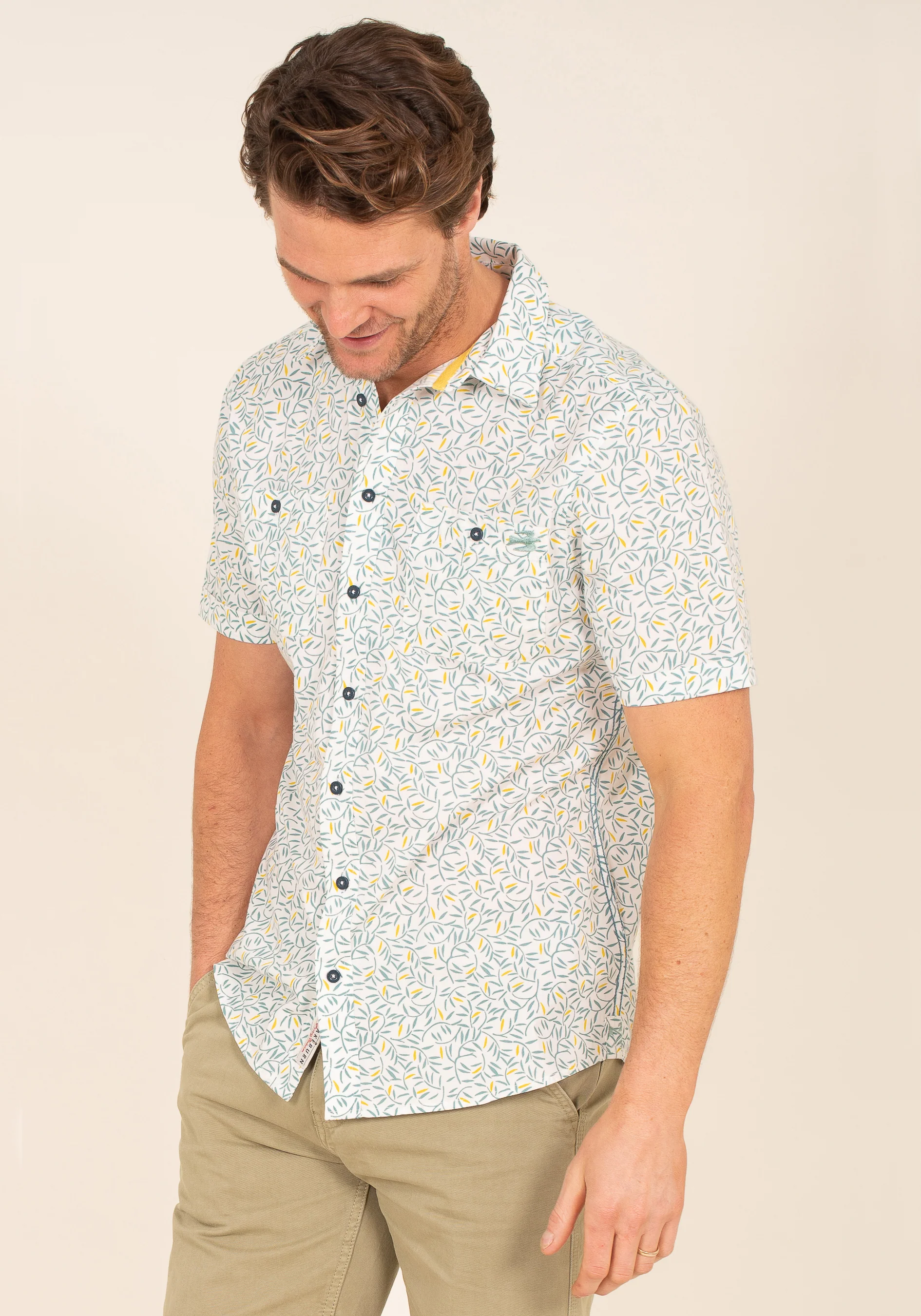 Leaf Print Shirt - Image 3
