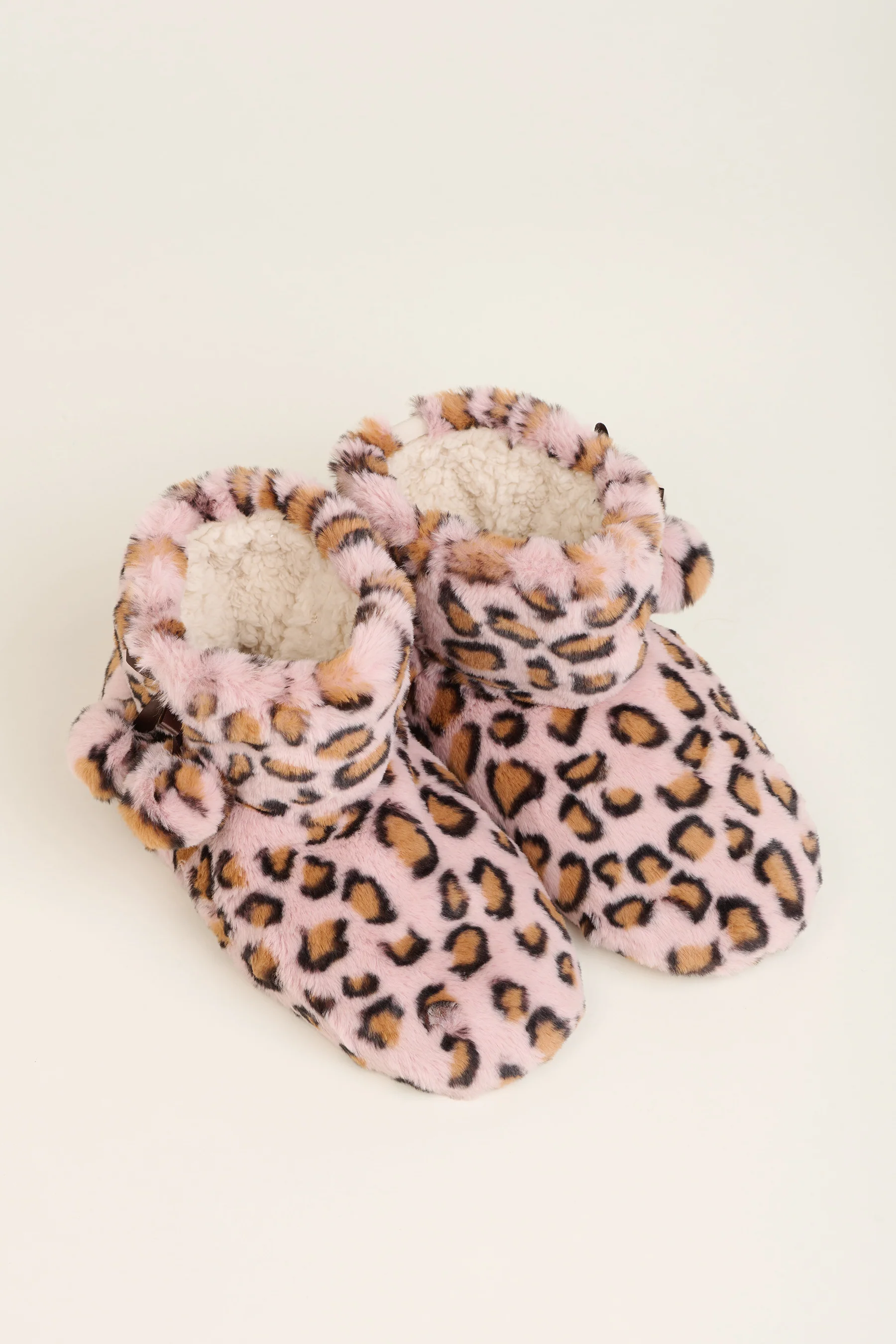 Leopard Bring Me Coffee Slipper Boots - Image 3
