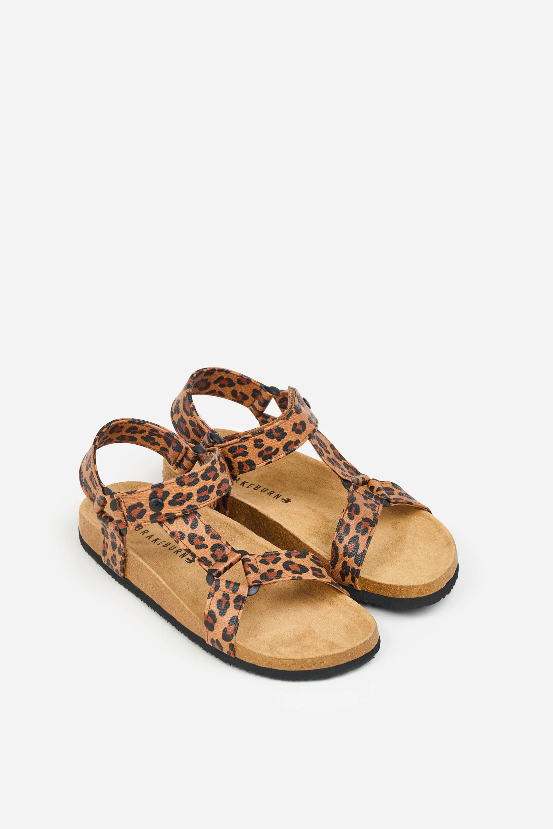 Leopard Strappy Sandals - Image 2