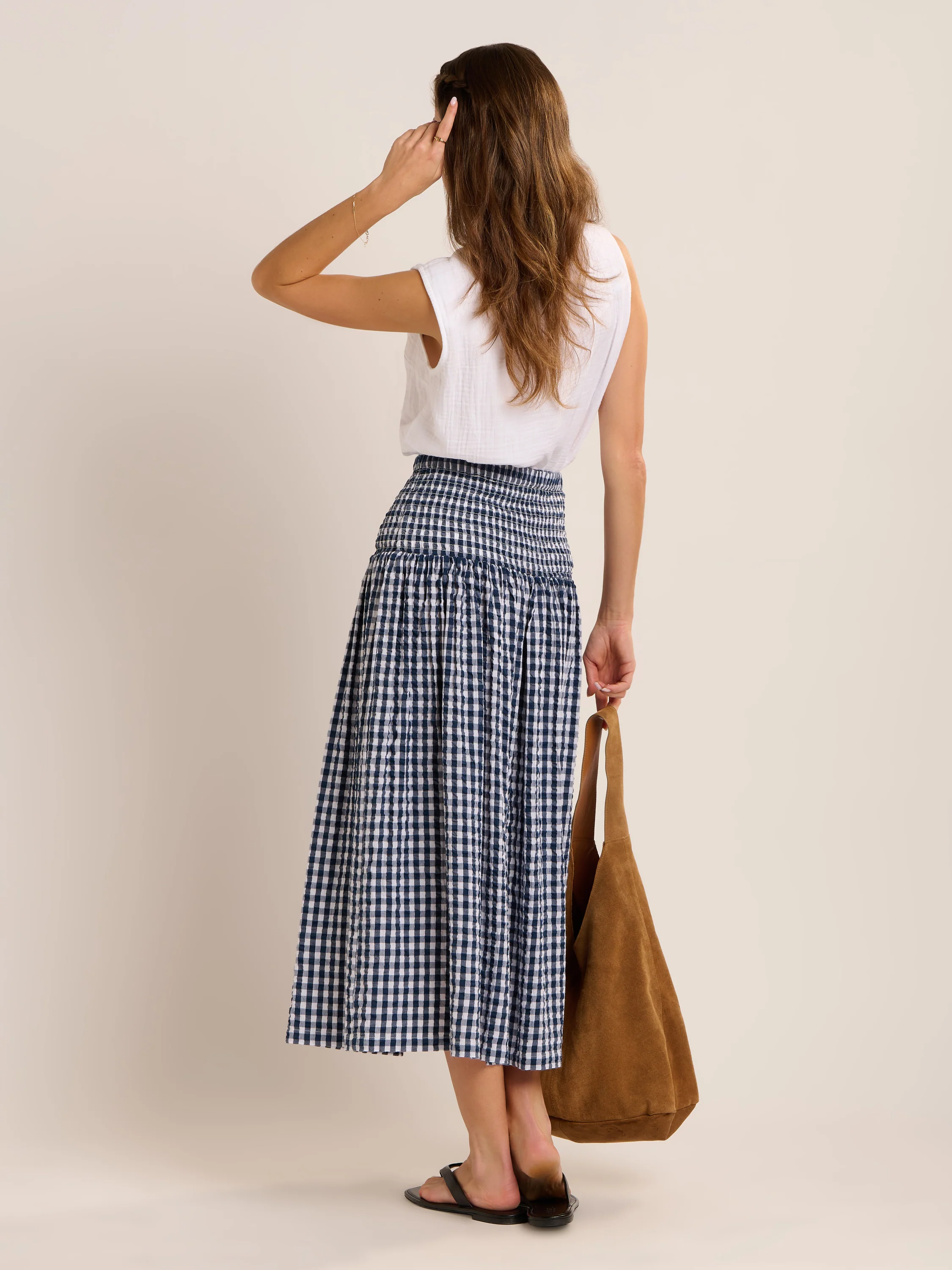 Lilly Double Cloth Sleeveless Blouse - Image 2