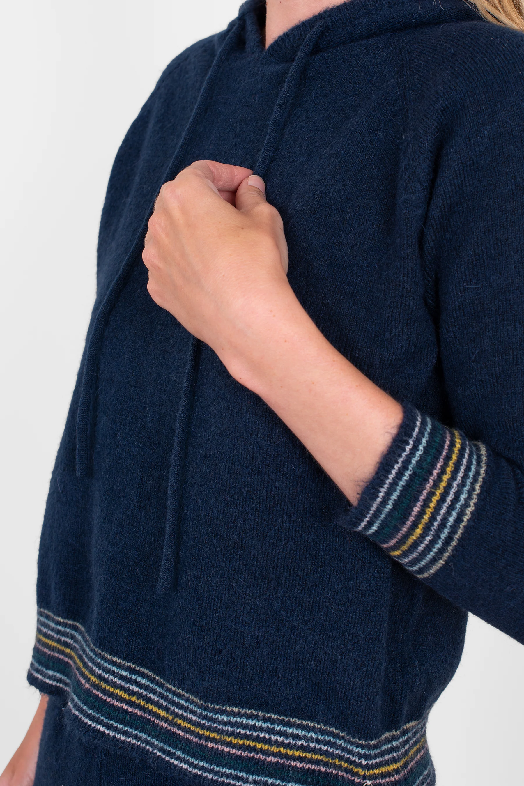 Lounge Knitted Hoodie - Image 2