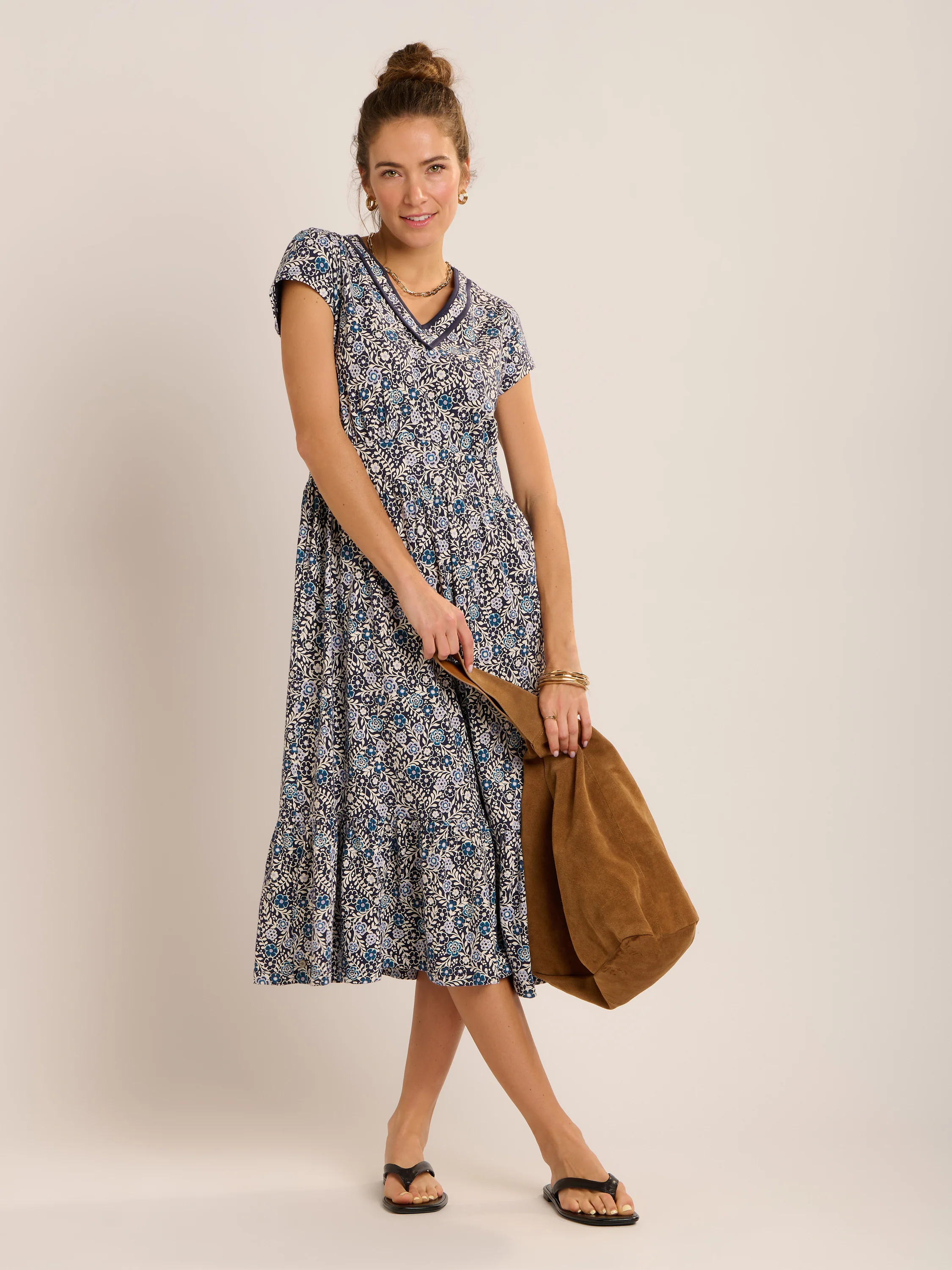 Lucia Jersey Midi Dress - Image 2