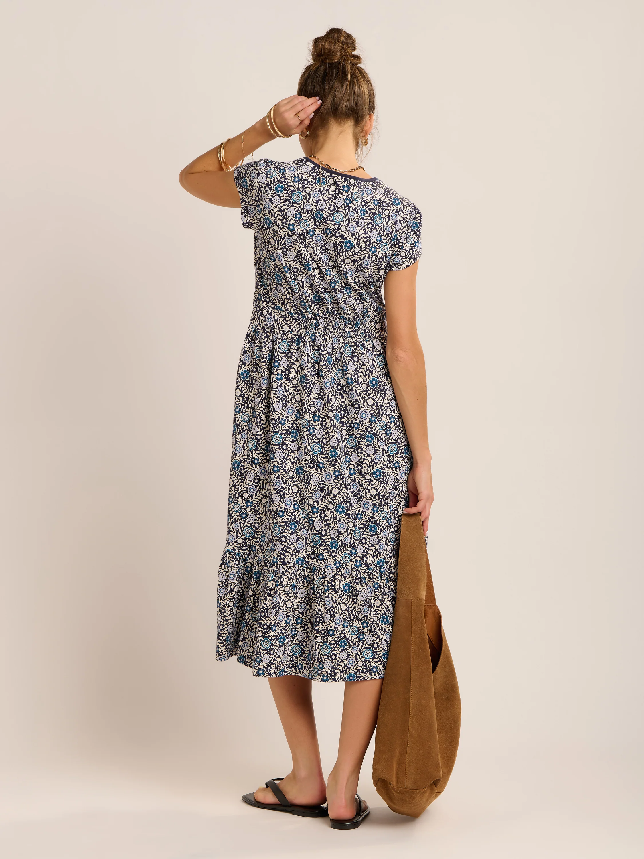 Lucia Jersey Midi Dress - Image 3