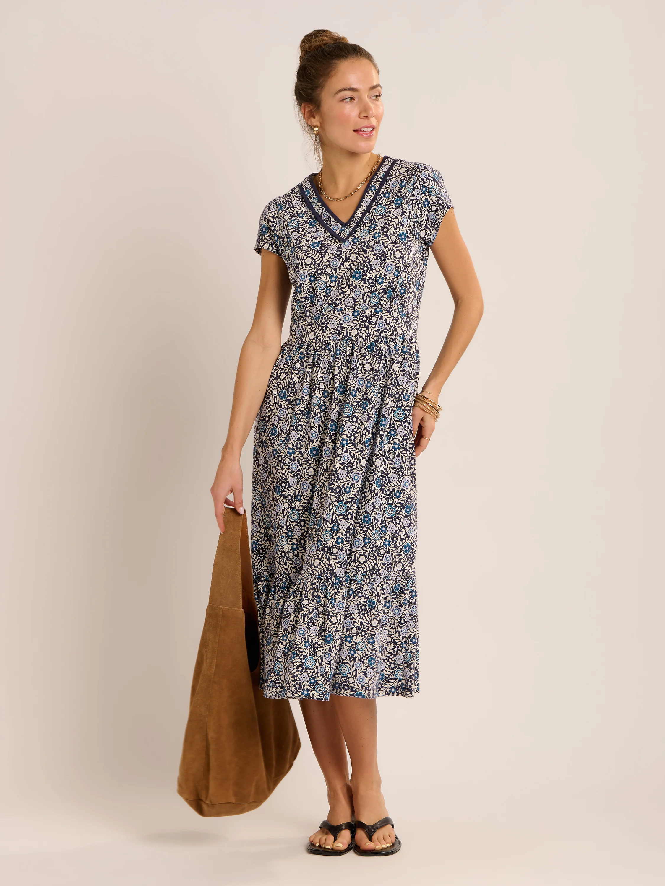 Lucia Jersey Midi Dress - Image 7