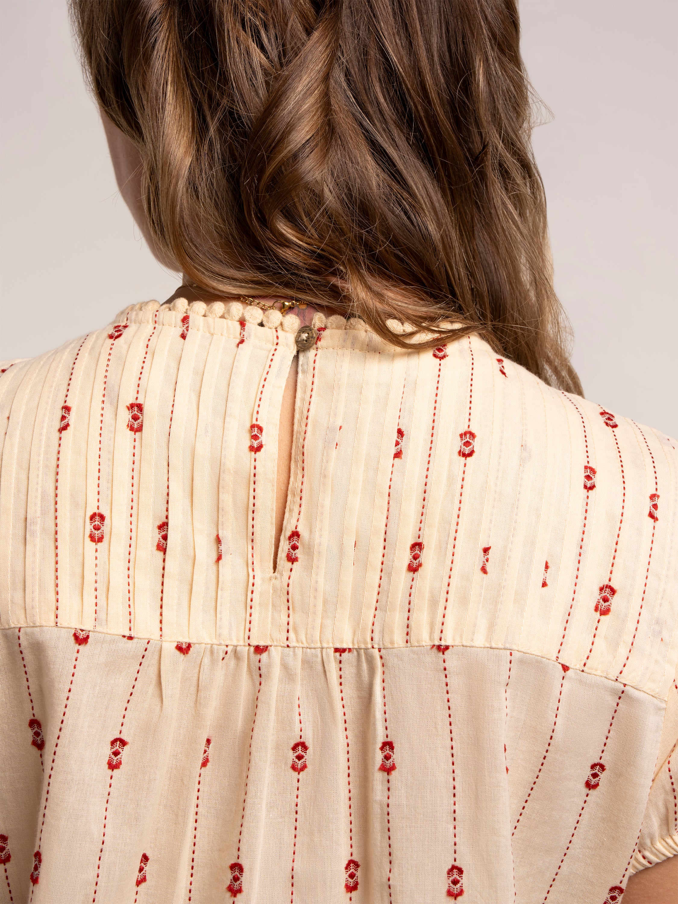 Luna Dobby Blouse - Image 3