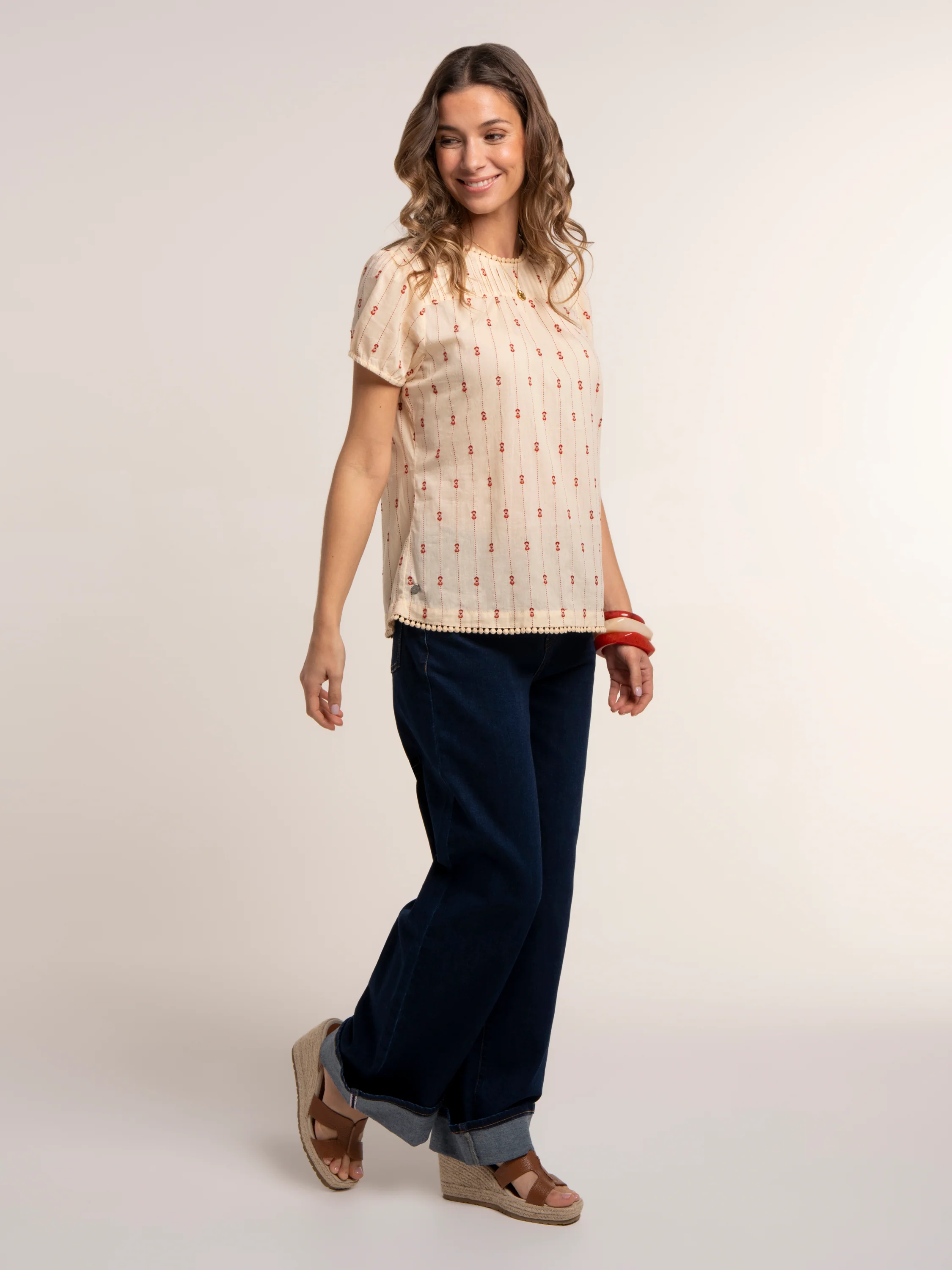 Luna Dobby Blouse - Image 6