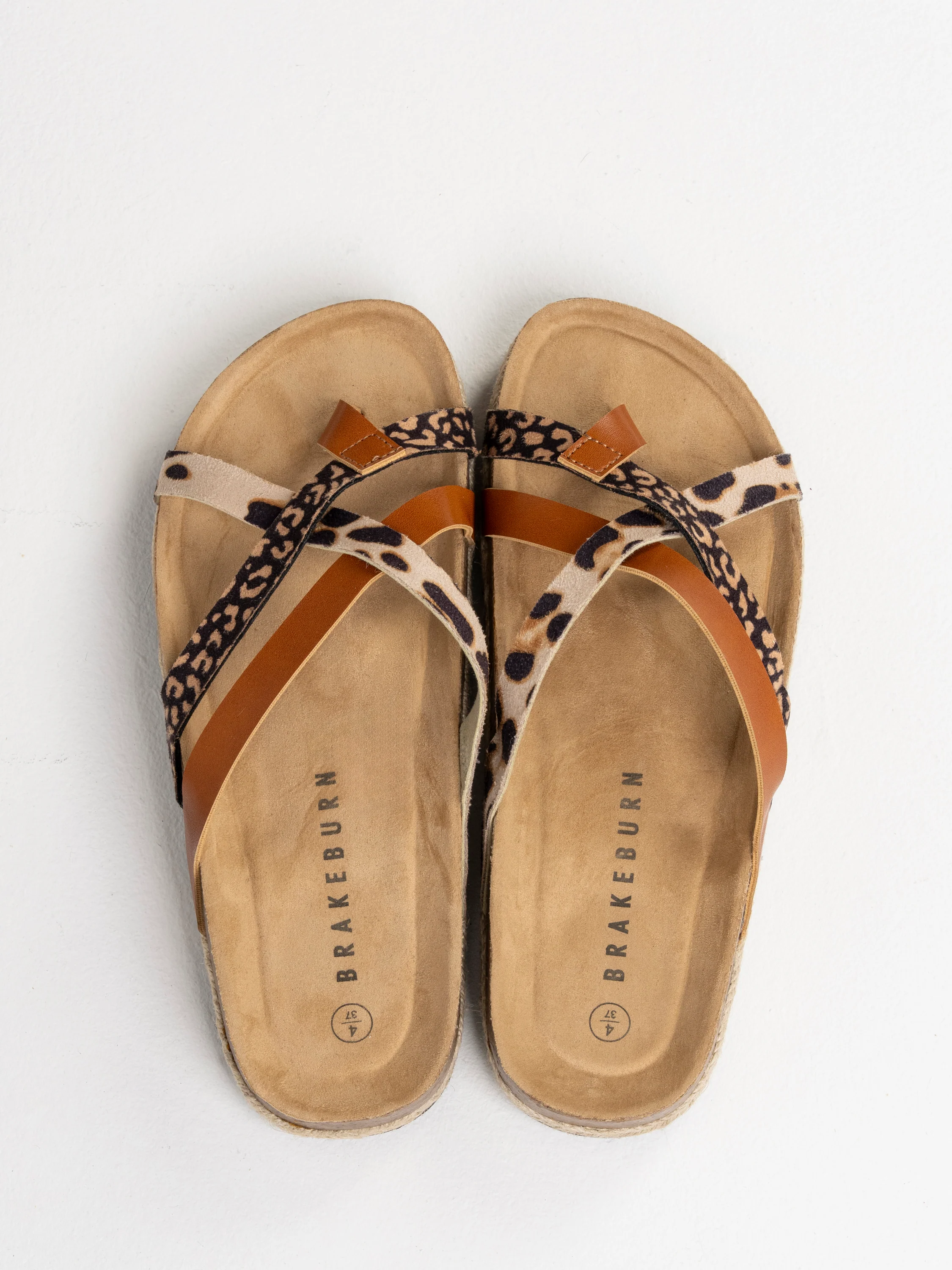 Luscombe Animal Print Sandals - Image 3