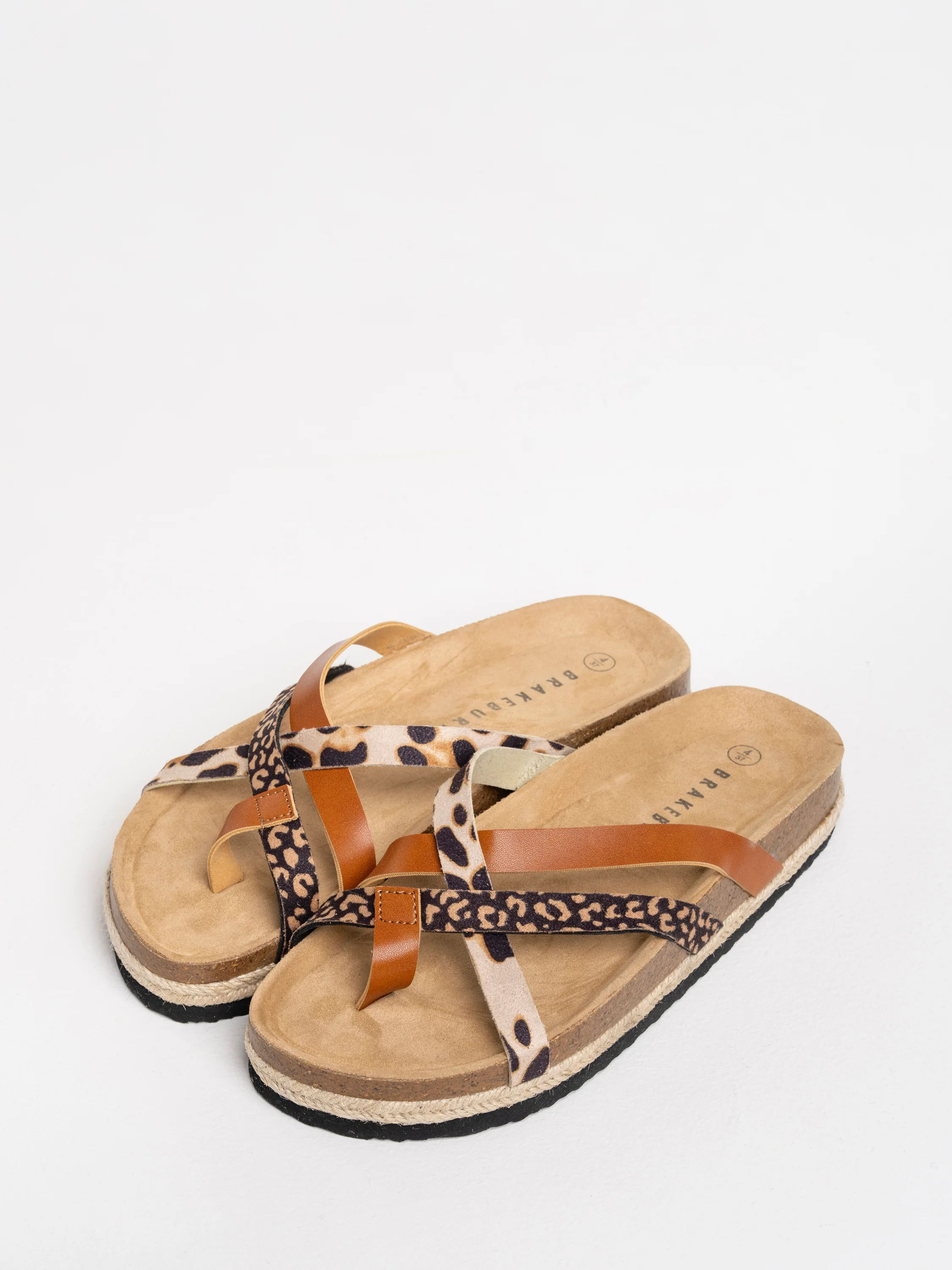 Luscombe Animal Print Sandals - Image 4