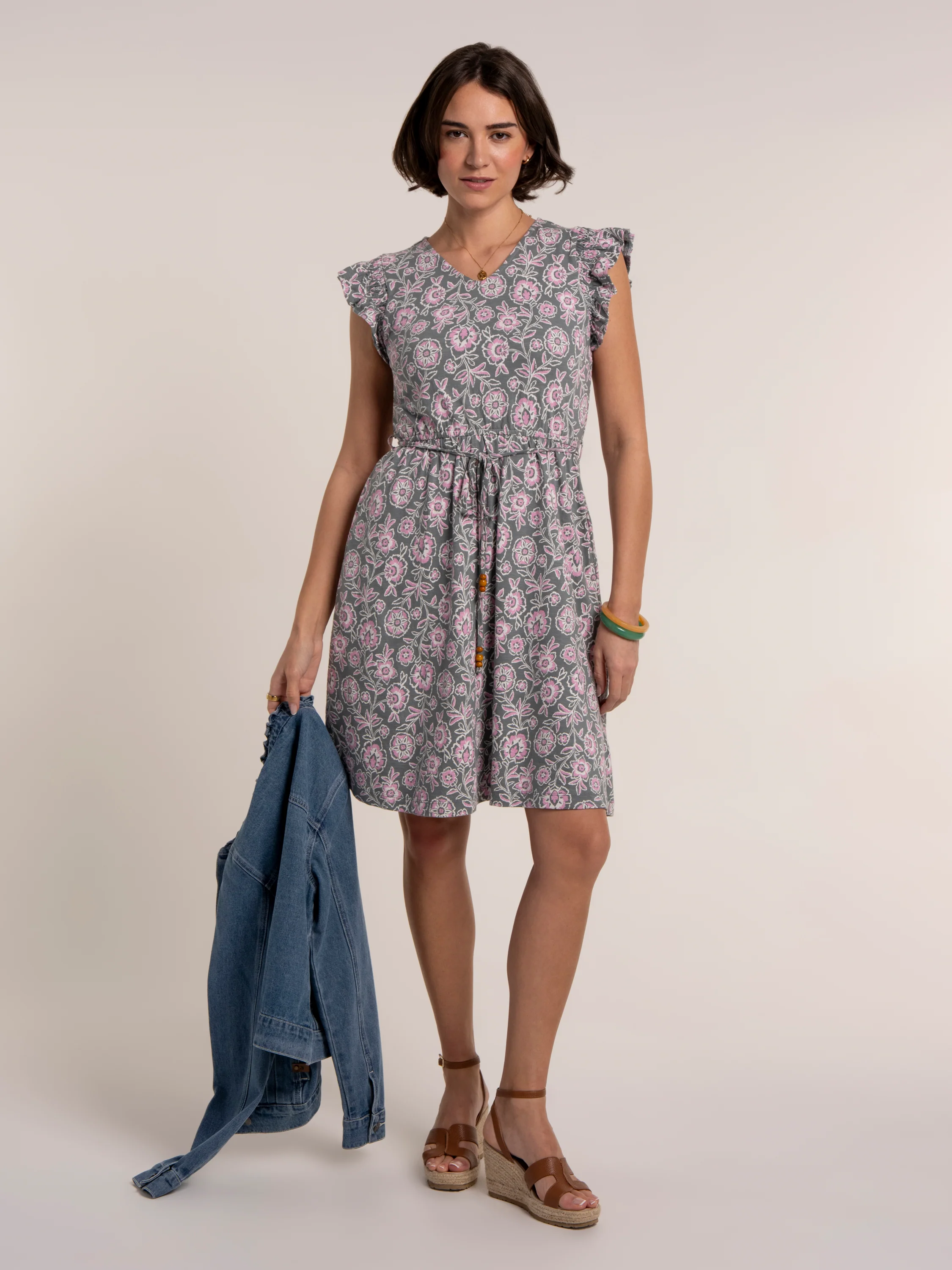 Manoela Jersey Knee Length Dress - Image 9