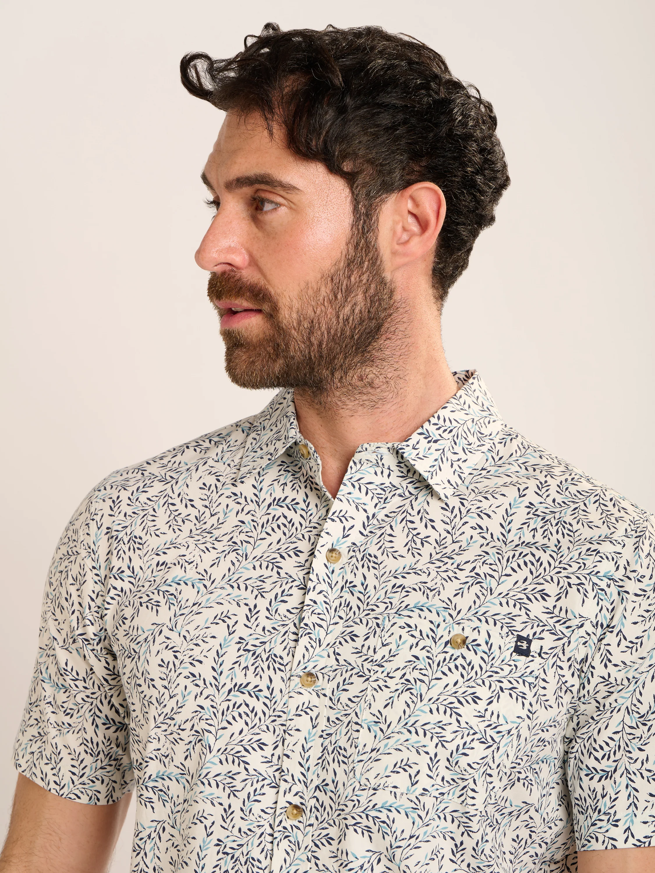 Mappleton Leaves Printed Shirt - Image 2