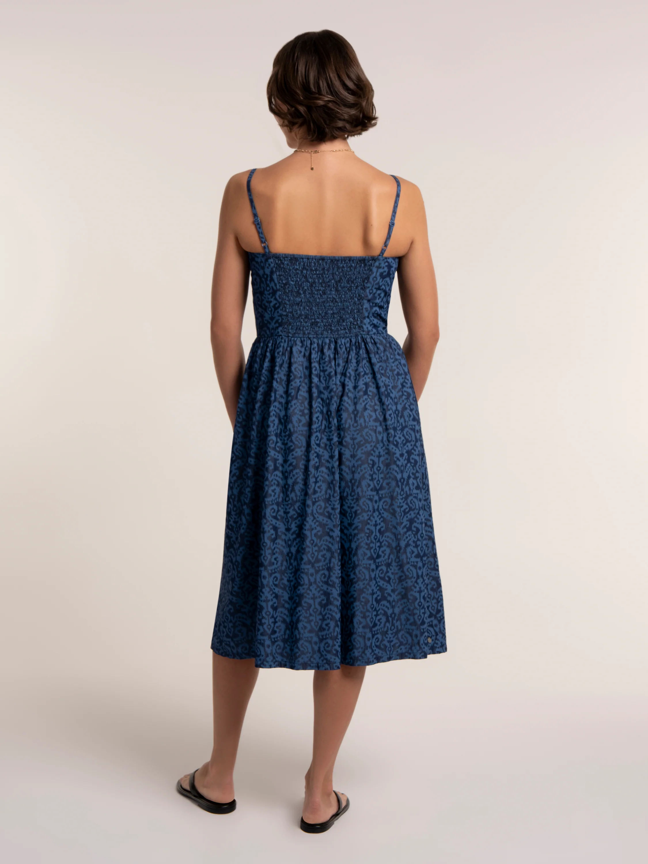 Mari Ikat Printed Midi Dress - Image 2