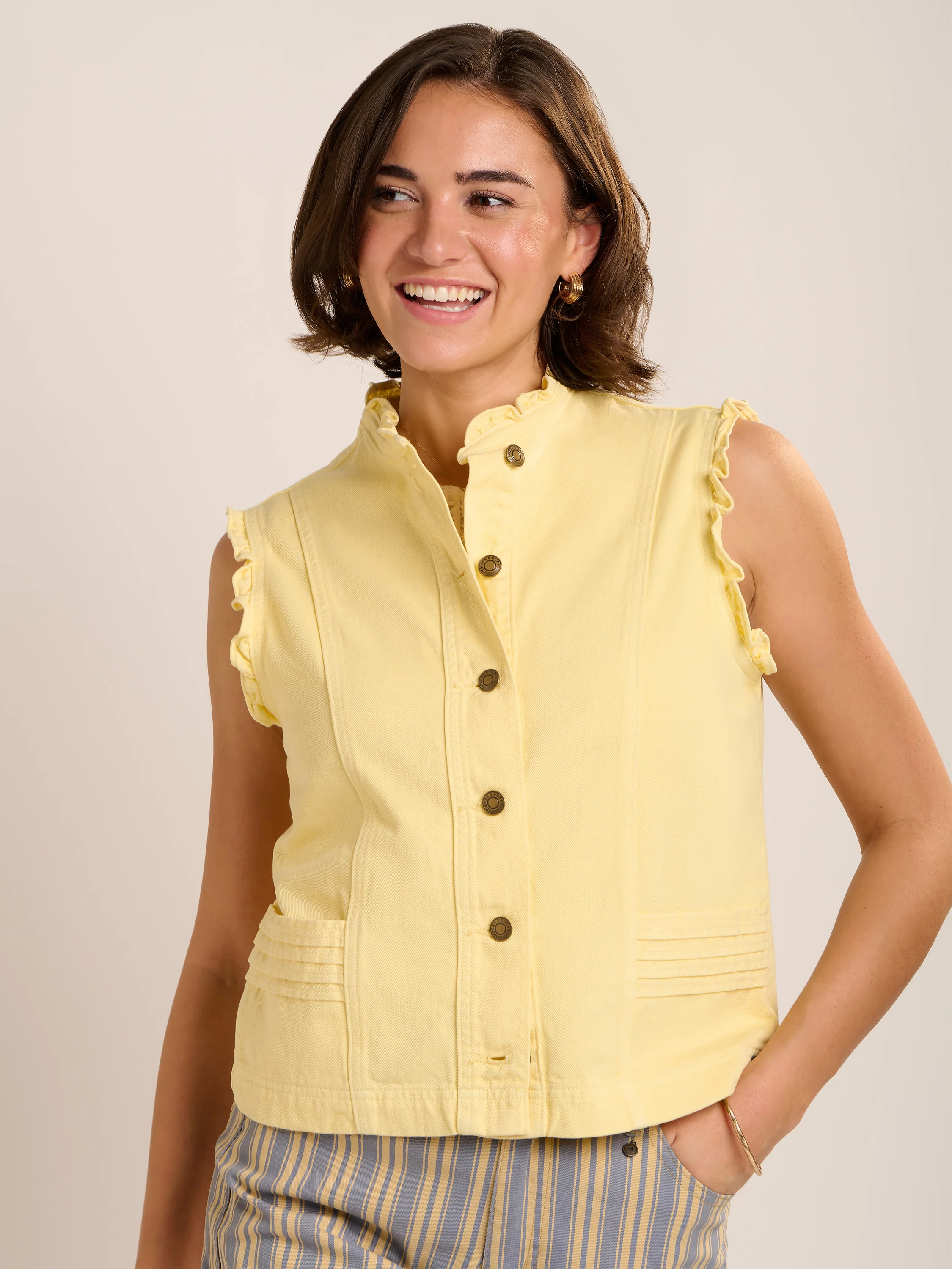 Mariposa Denim Waistcoat - Image 4
