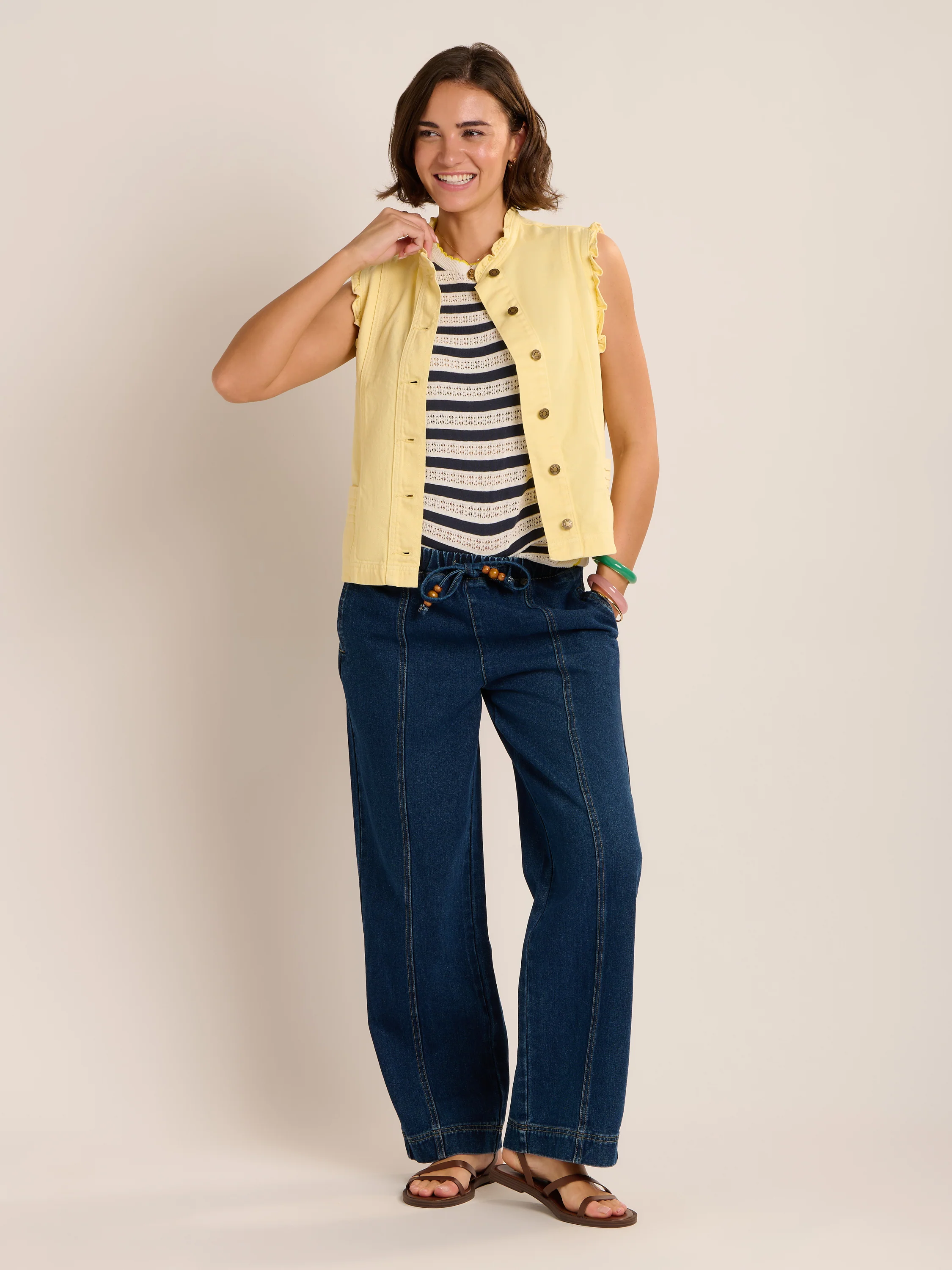 Mariposa Denim Waistcoat - Image 5